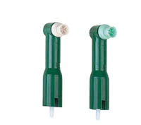 Denticator Original Green Disposable Prophy Angle, Regular 4-Web White Cup, Latex-Free, 144/Box, 501214 - Original Green | Regular White Cup, 501214 - Image 1
