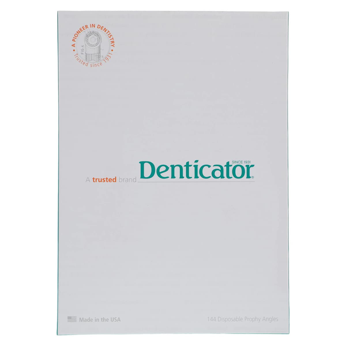 Denticator Disposable Prophy Angle with Tapered Brush, Latex-Free, 144/Box, 500514 thumbnail 3
