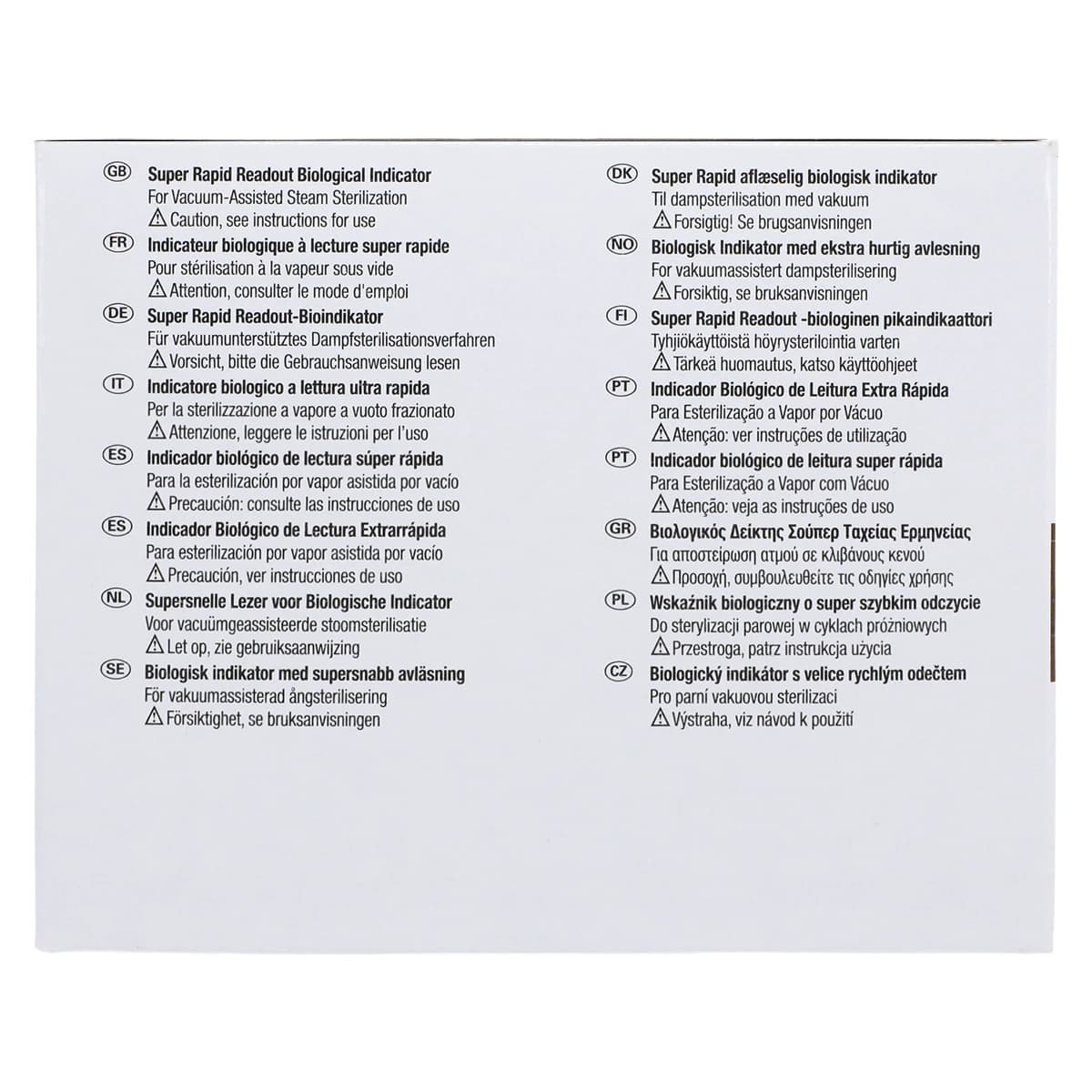 3M Attest Super Rapid Readout Steam Biological Indicator 1492V, Brown Cap, 24-Minute, 50/Box thumbnail 6