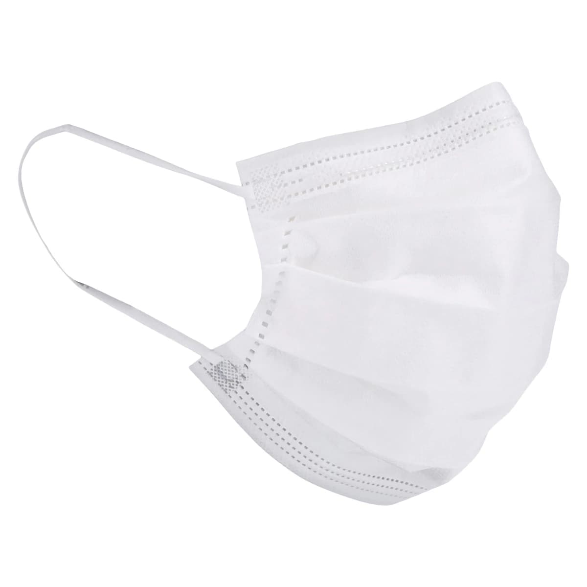 SafeMask FreeFlow Procedure Earloop Face Mask, ASTM Level 3, White, 50/Box, 200514 thumbnail 3