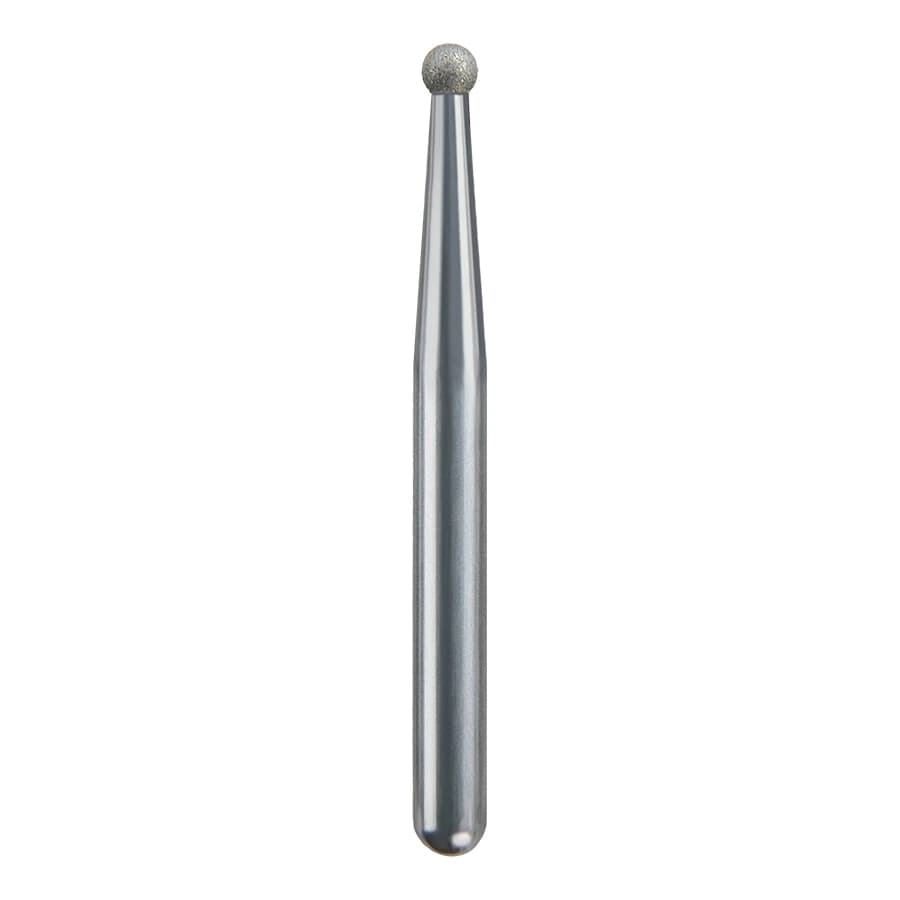 Spring Health Products #120 Extra-Fine Round Diamond Bur, Friction Grip, 1.4mm, Single-Use, 25/Pack, 801-014 - #120 Extra-Fine Round Spring Diamond FG 801-014 Single-Use Pack of 25 - Image 1