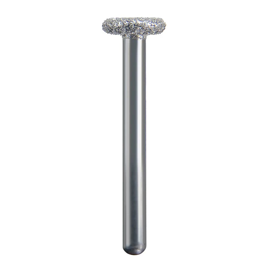 Spring Health Products FG Diamond Bur, Coarse, Wheel, 909-043, Single-Use, 25/Pack, 863C25 - #863 Coarse Wheel Spring Diamond FG 909-043 Single-Use Pack of 25 - Image 1