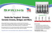 Spring Health Zirconia Cutter Kit, Fine Grit, 5-Piece (772.8, 250.8, 285.5, 125, 703.8), FG, Zirc5 - Spring Health - Zirconia Cutter Kit, 5-pieces (1ea) 772.8, 250.8, 285,5, 125, 703.8, Fine Grit - Image 1