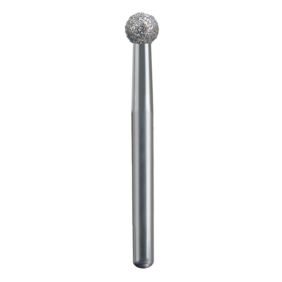 Spring Health Products #135 Coarse Round Single-Use Diamond Bur, FG (Friction Grip), 801-023, 25/Pack - #135 Coarse Round Spring Diamond FG 801-023 Single-Use Pack of 25 - Image 1