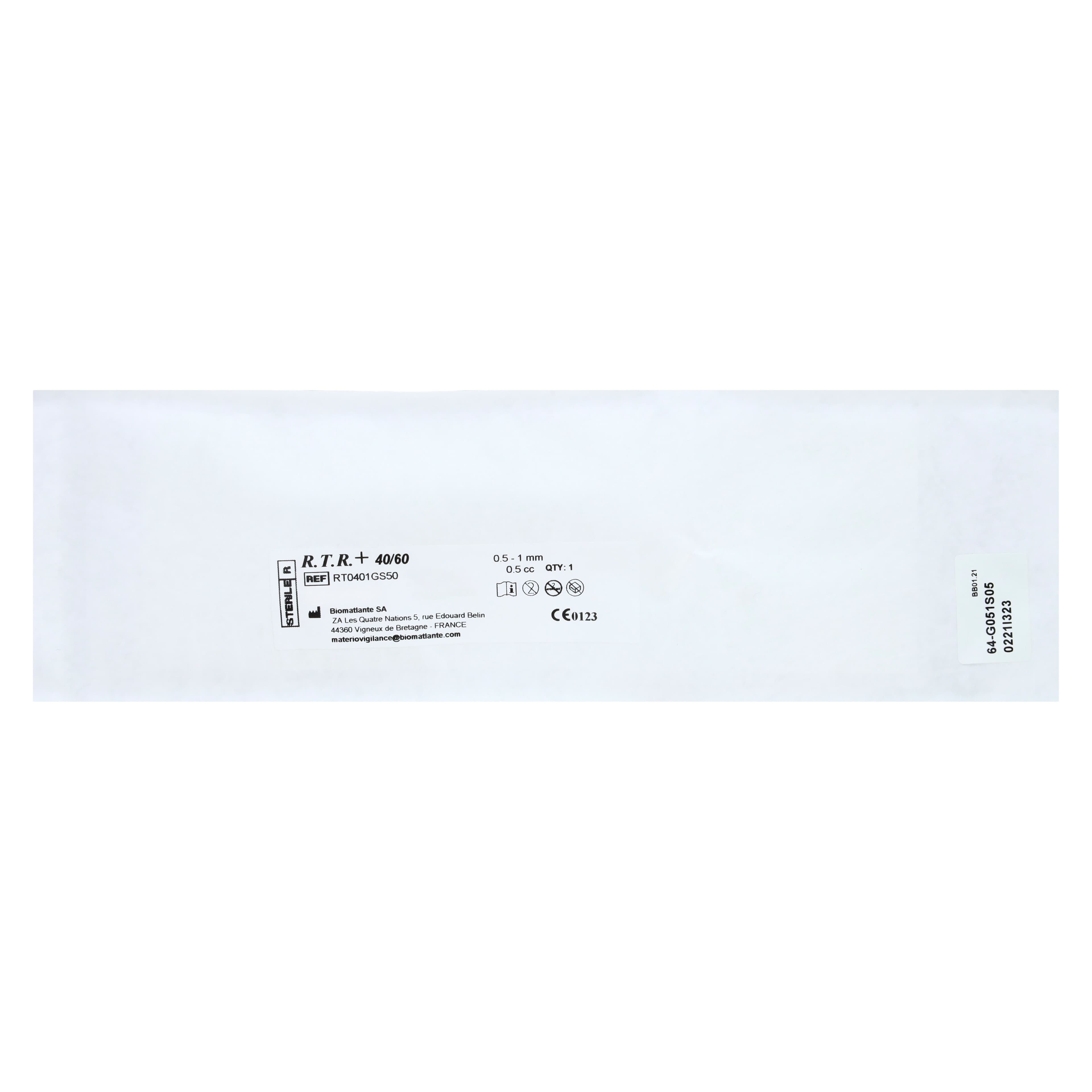Septodont RTR+ 40/60 Synthetic Biphasic Bone Grafting Material, 40% β-Tricalcium Phosphate / 60% Hydroxyapatite, 0.5cc Syringe, 01-S0540 thumbnail 4