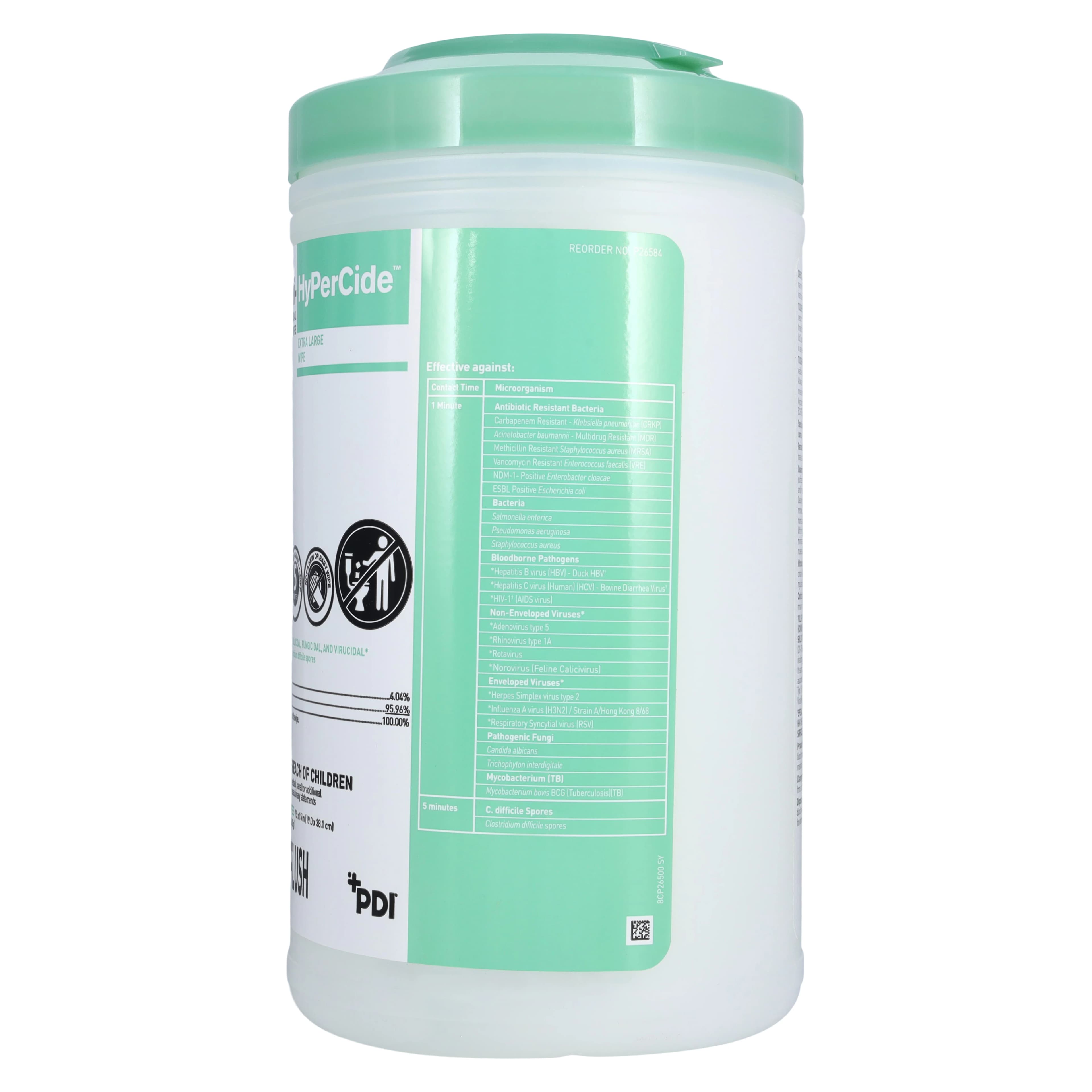 PDI Sani-Cloth AF3 Germicidal Disposable Wipes, Alcohol-Free, Fragrance-Free, Extra Large, 65/Pk, P26584 thumbnail 4
