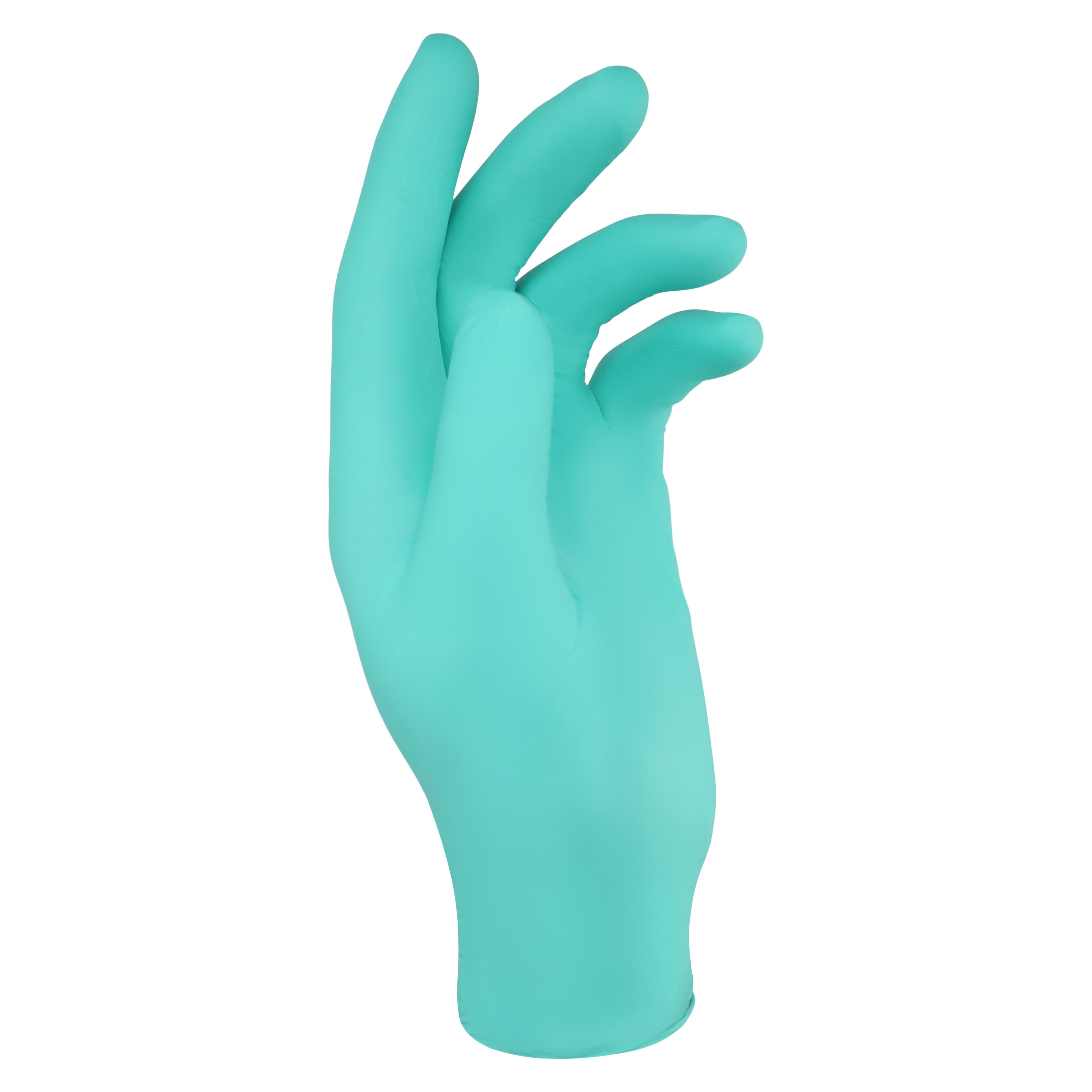 SemperSure Green Nitrile Exam Gloves, Powder Free, Non-Sterile, Small, Green, 200/Box thumbnail 4