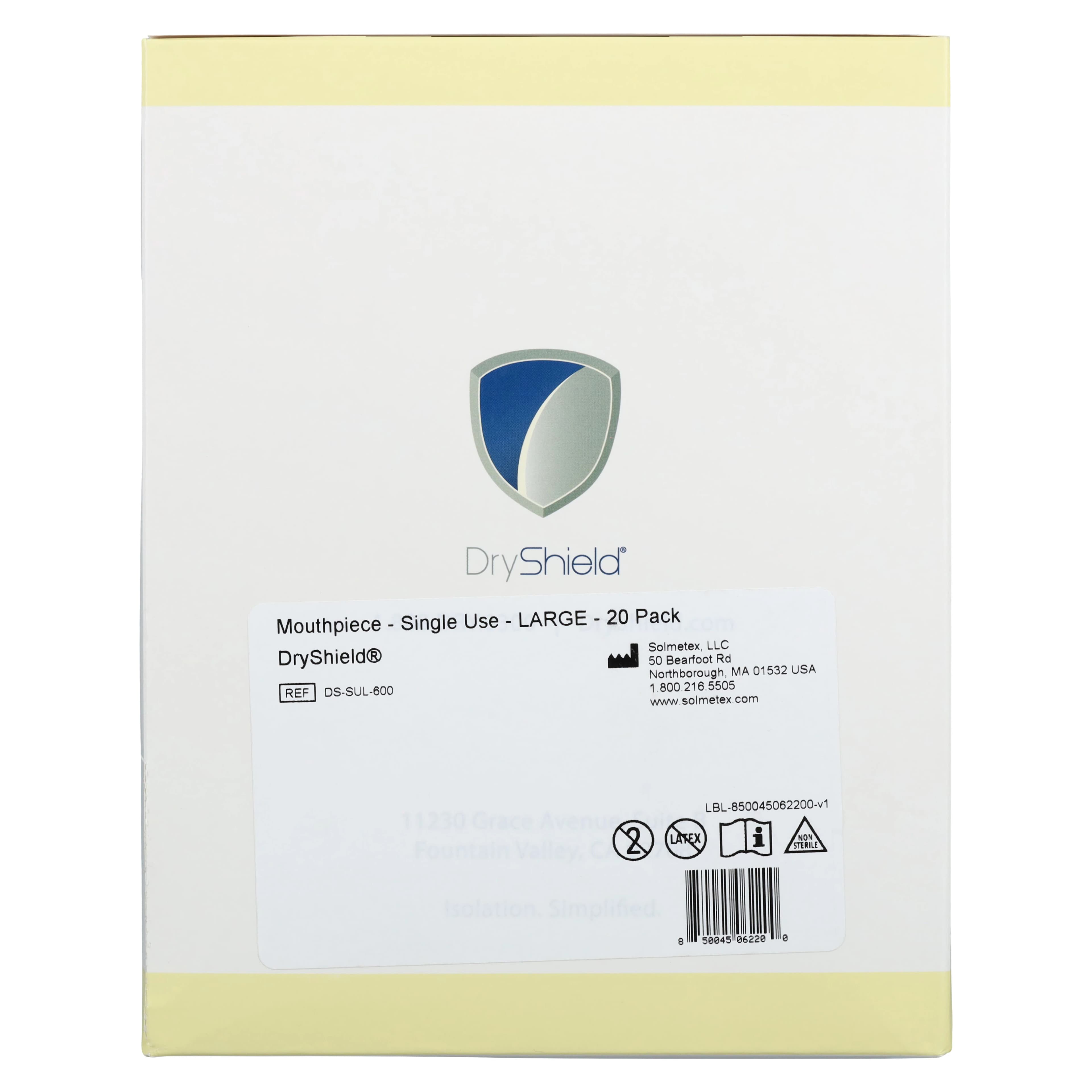 DryShield Single-Use Starter Kit, HVE Isolation System with Pedo/Small/Medium/Large Mouthpieces, DS-SUSK-003 thumbnail 15
