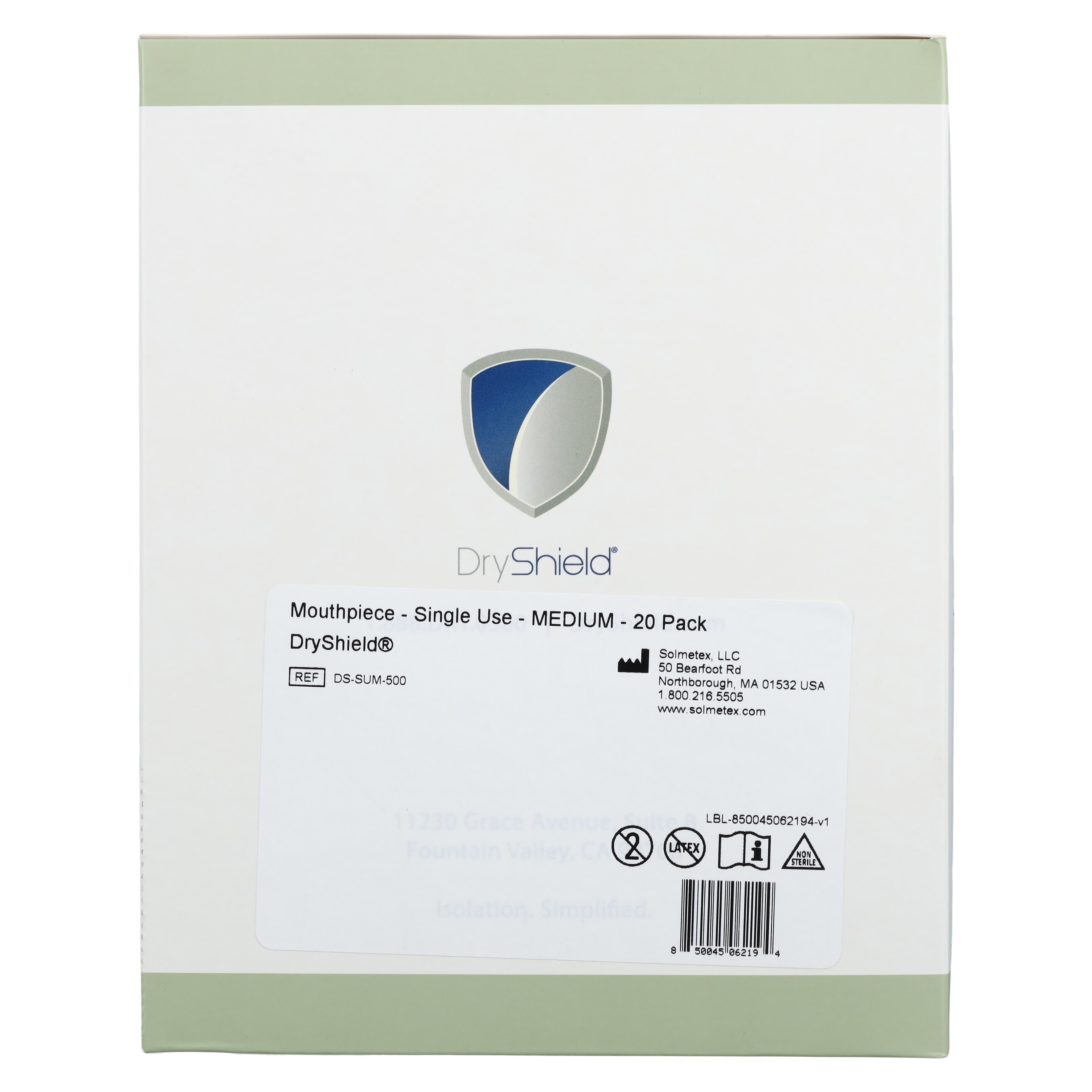 DryShield Single-Use Starter Kit, HVE Isolation System with Pedo/Small/Medium/Large Mouthpieces, DS-SUSK-003 thumbnail 16