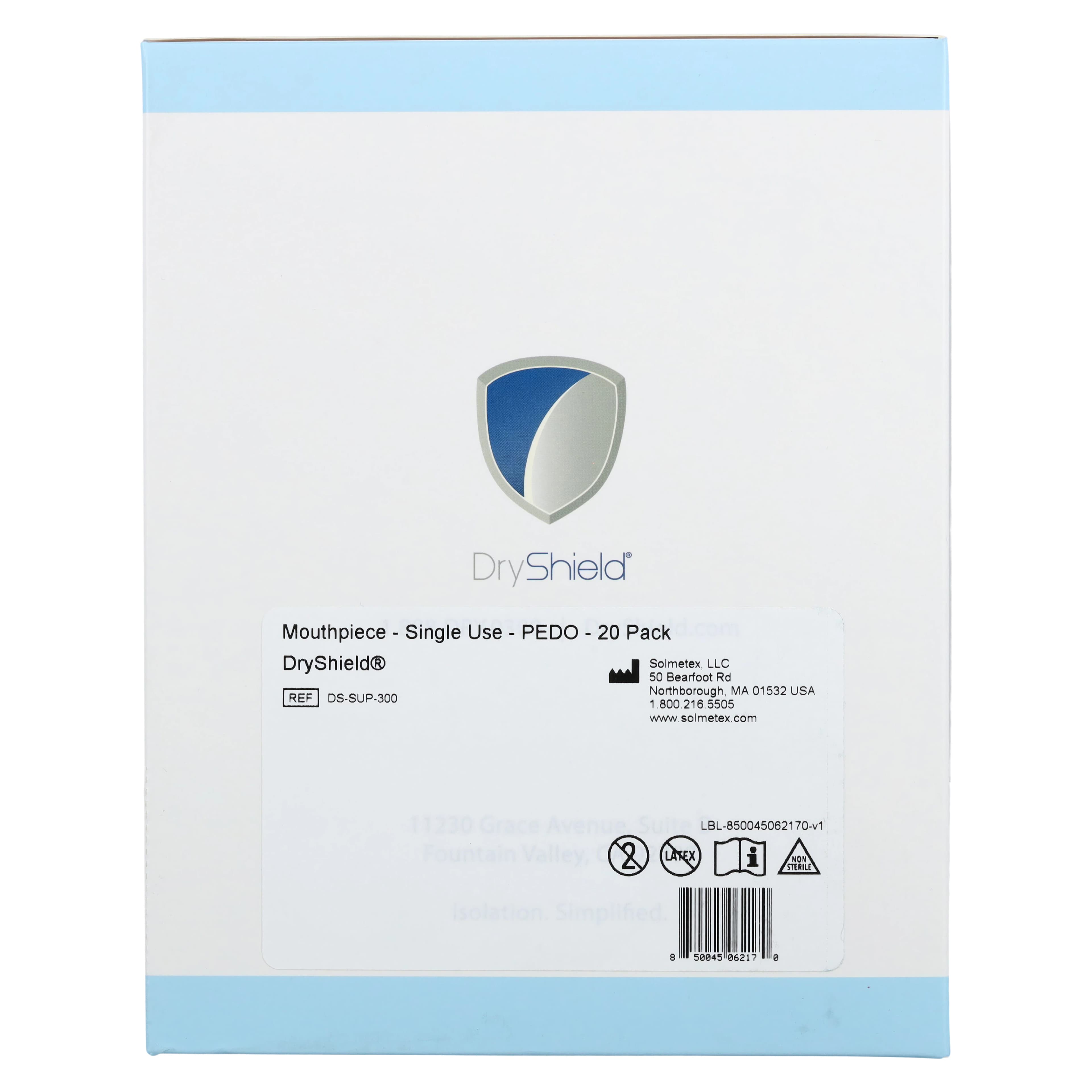 DryShield Single-Use Starter Kit, HVE Isolation System with Pedo/Small/Medium/Large Mouthpieces, DS-SUSK-003 thumbnail 18
