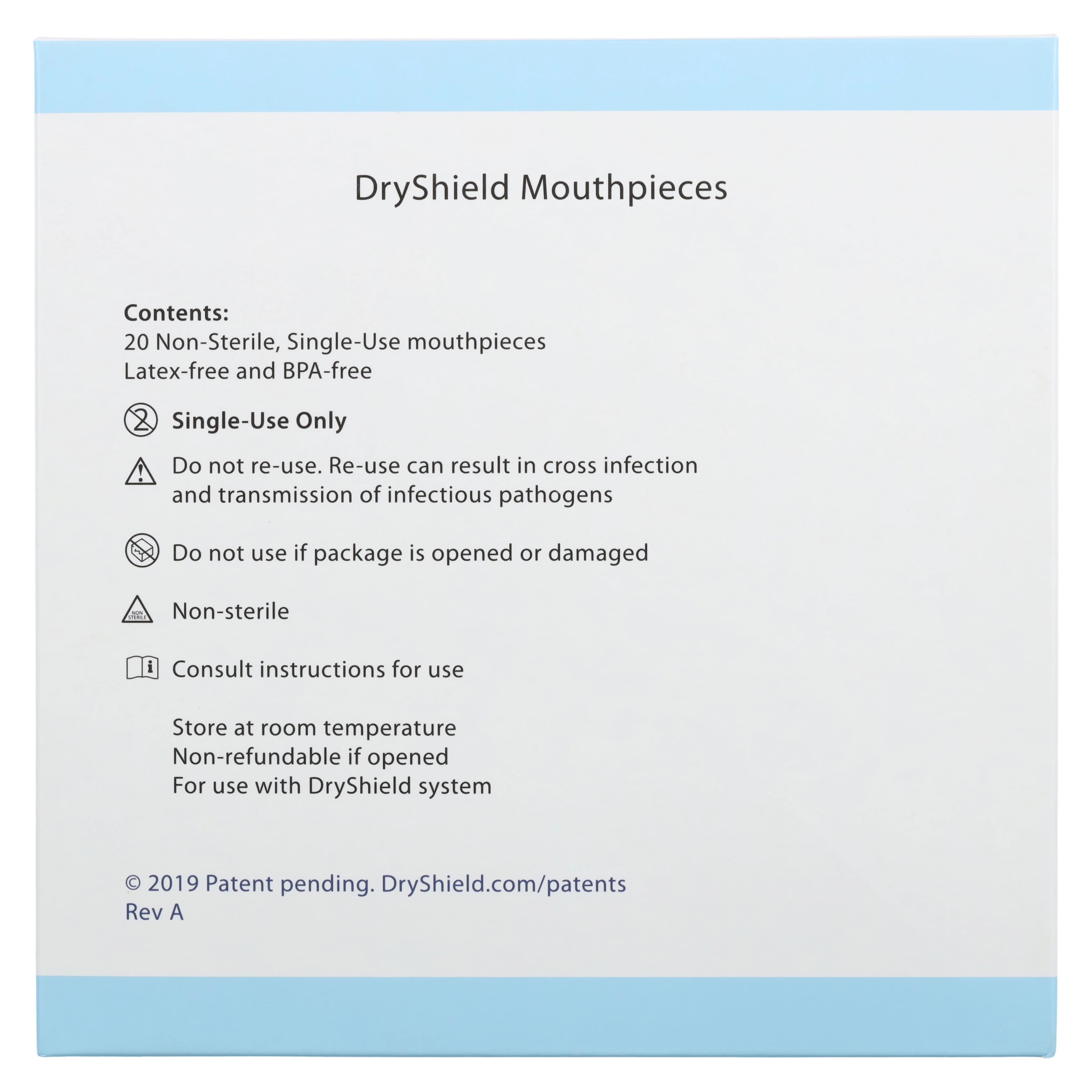 DryShield Single-Use Starter Kit, HVE Isolation System with Pedo/Small/Medium/Large Mouthpieces, DS-SUSK-003 thumbnail 20