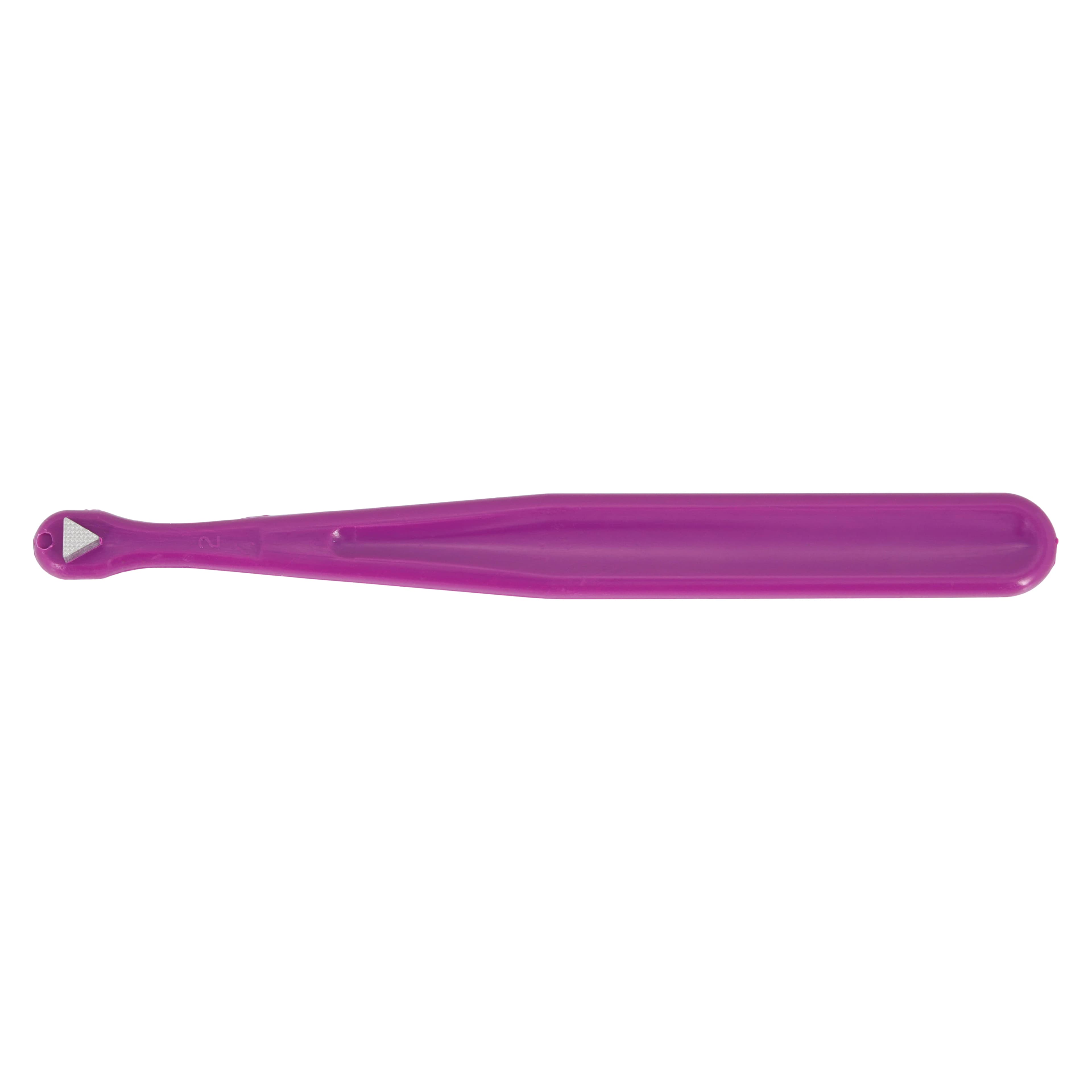 Ortho Technology Bite Stick Cold Sterilizable, Molar Band Seater, Triangle Tip, Purple, Single End, Color Coded Handle - Bite Stick Cold Sterilizable - Image 1