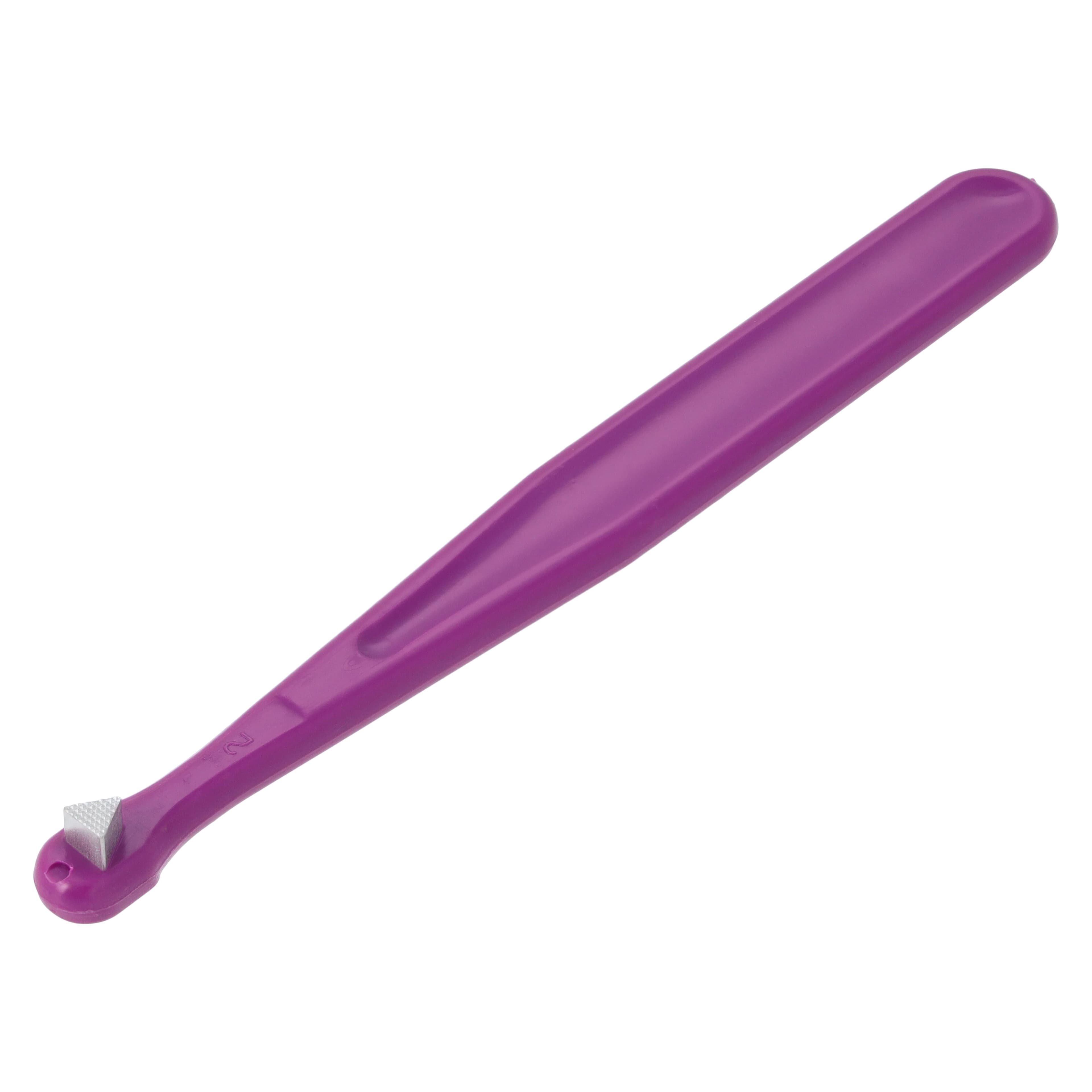 Ortho Technology Bite Stick Cold Sterilizable, Molar Band Seater, Triangle Tip, Purple, Single End, Color Coded Handle thumbnail 2