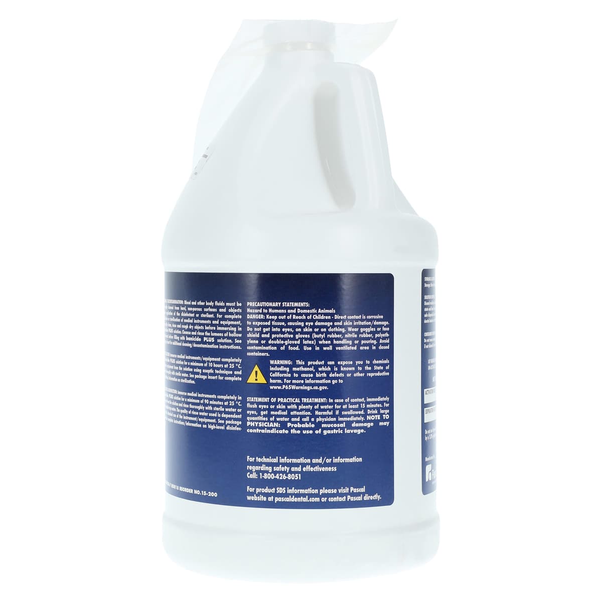 Pascal Banicide Cold Sterile, 2.65% Glutaraldehyde, 1 Gallon Bottle, 28-Day Solution thumbnail 3