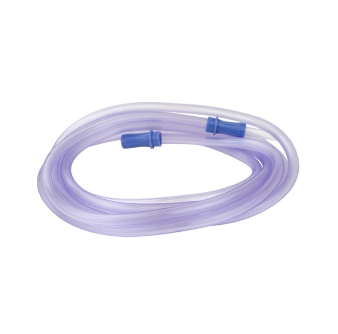 Dynarex Suction Connector Tubing, 1/4" ID x 10 ft, Sterile, Male Connector, 50/Case - Suction Connector Tubing 10 Fo - Image 1