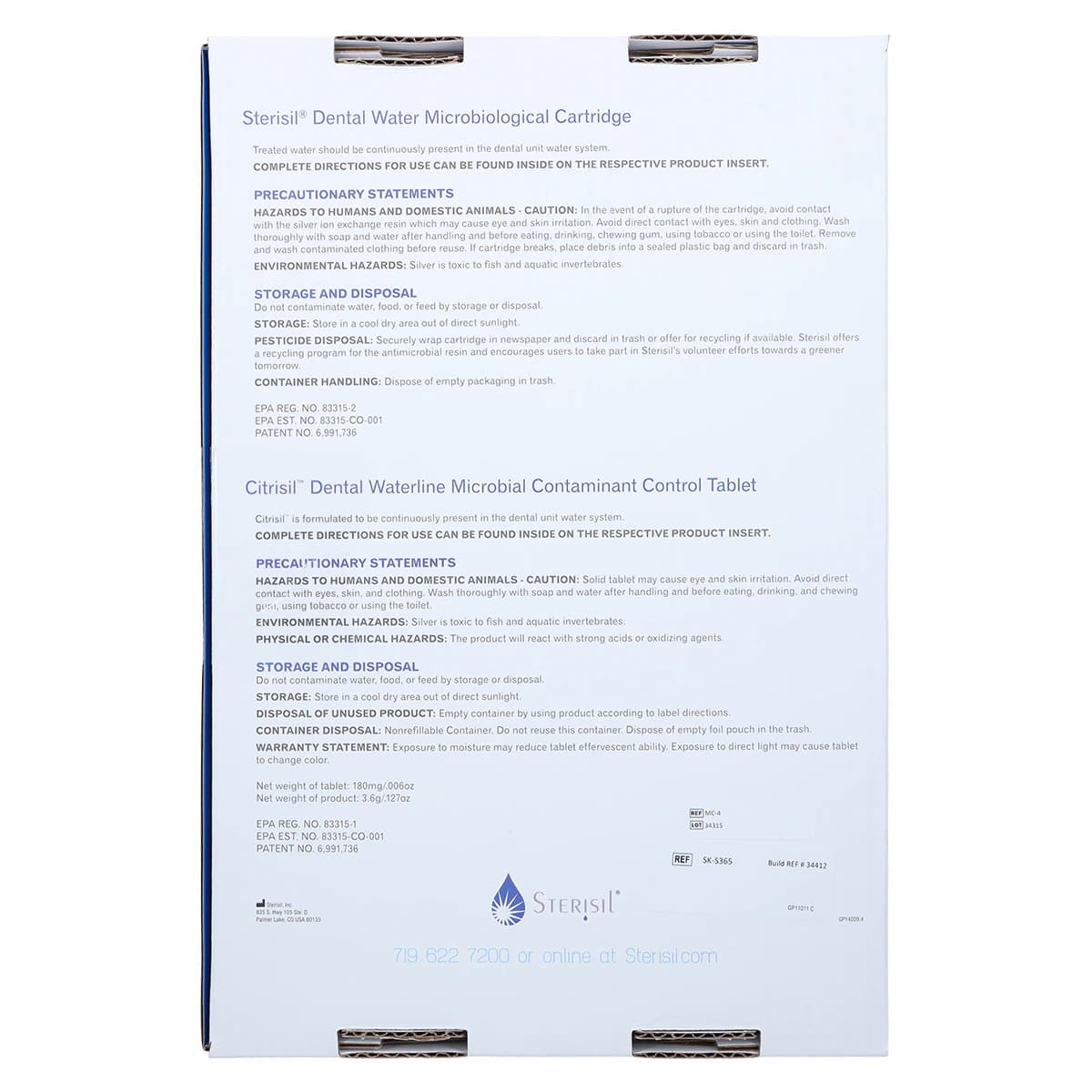 Sterisil SMART Compliance Single Operatory Kit, Distilled Water, Includes S365, MC-4, ECS-4, 1/Pk, SK-S365 thumbnail 17