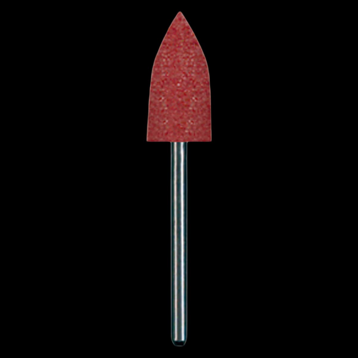 Dedeco #15 Red Midget Classic Rubber Polisher, Fine Grit, Friction Grip (FG) 1.6mm Shank, Flame Shape, Box of 12 - #15 Red Midget Classic Rubber Polisher FG Box of 12 - Image 1