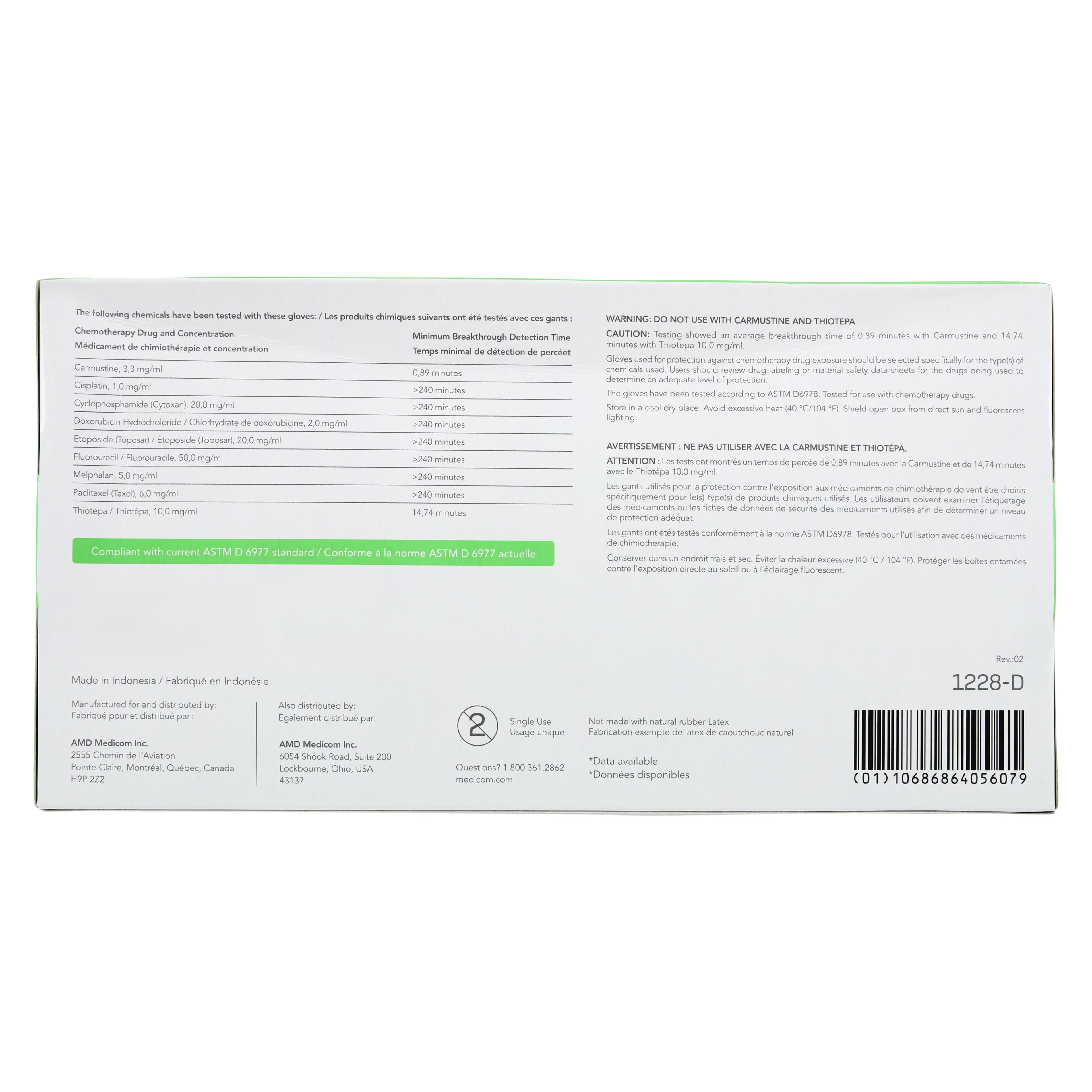 Ocean Pacific® NeoNatural™ Polychloroprene Exam Gloves, Powder Free, Latex Free, Non-Sterile, Chemo Rated, Large, Emerald Green, 100/Box, 1228-D thumbnail 4