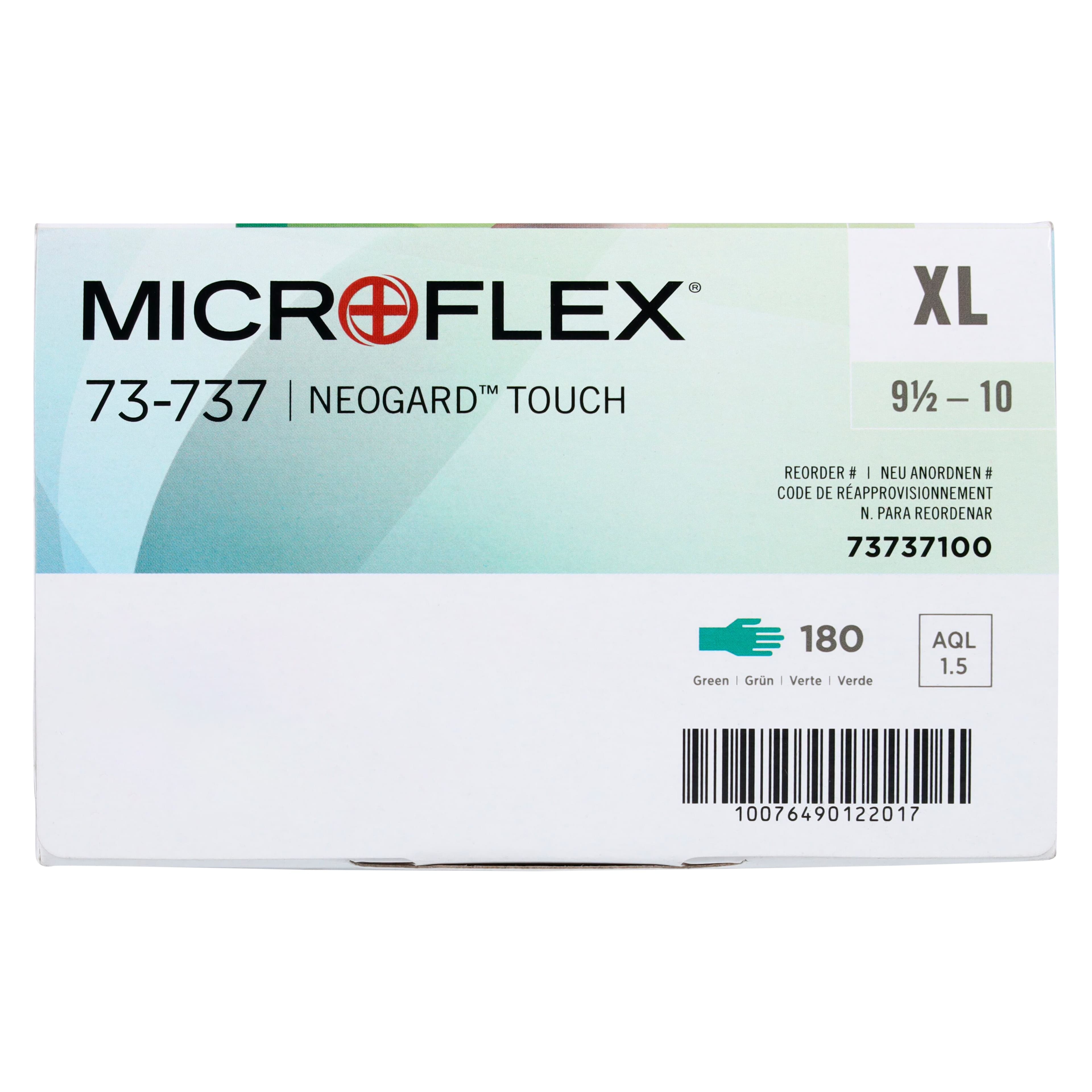 Microflex Neogard Touch 73-737 Neoprene Exam Gloves, X-Large, Green, Non-Sterile, 200/Box, 73737100 thumbnail 6