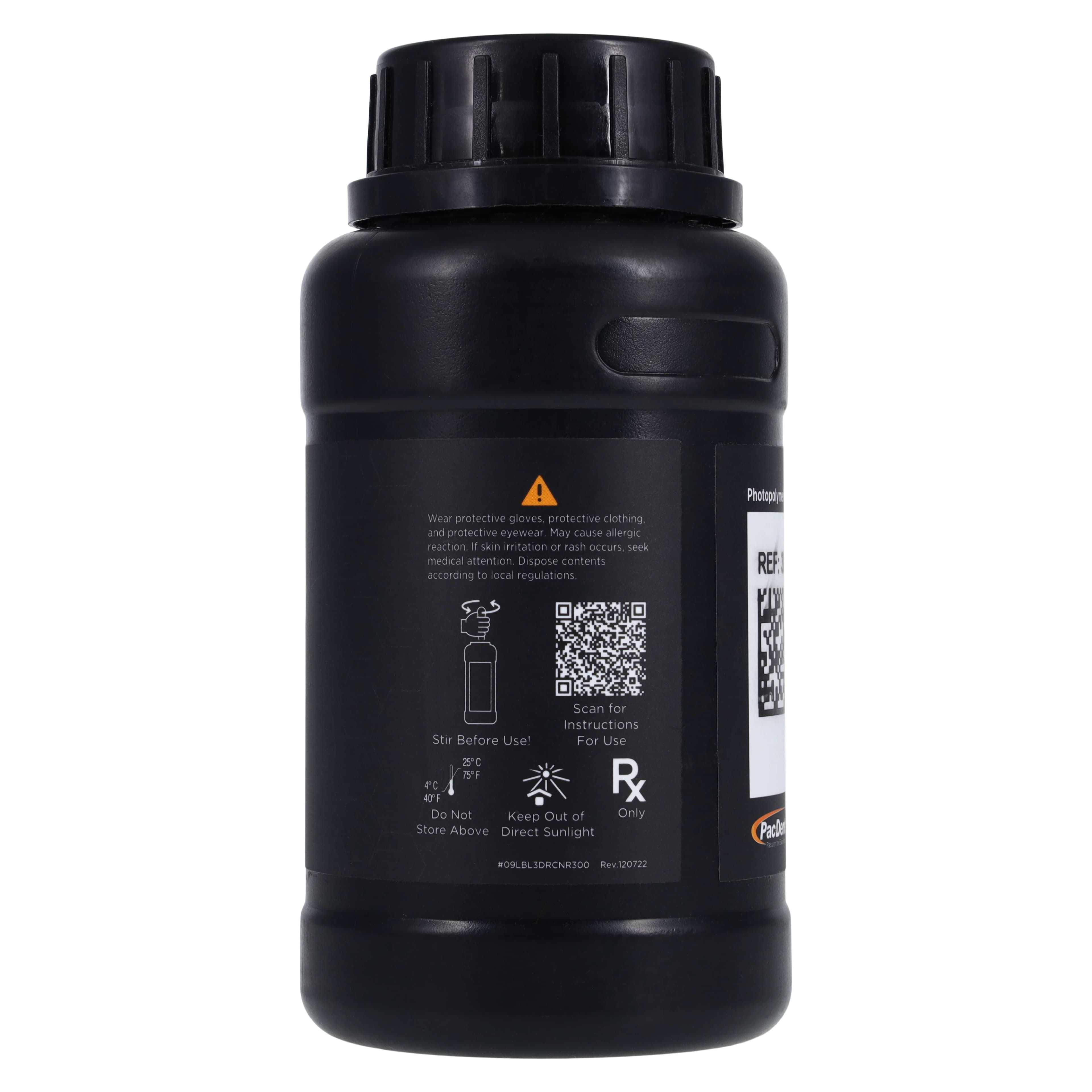 Rodin Sculpture Ceramic Nanohybrid 3D Printing Resin, Shade A3, 300g Bottle, 3DR-CNR-A3-300 thumbnail 2