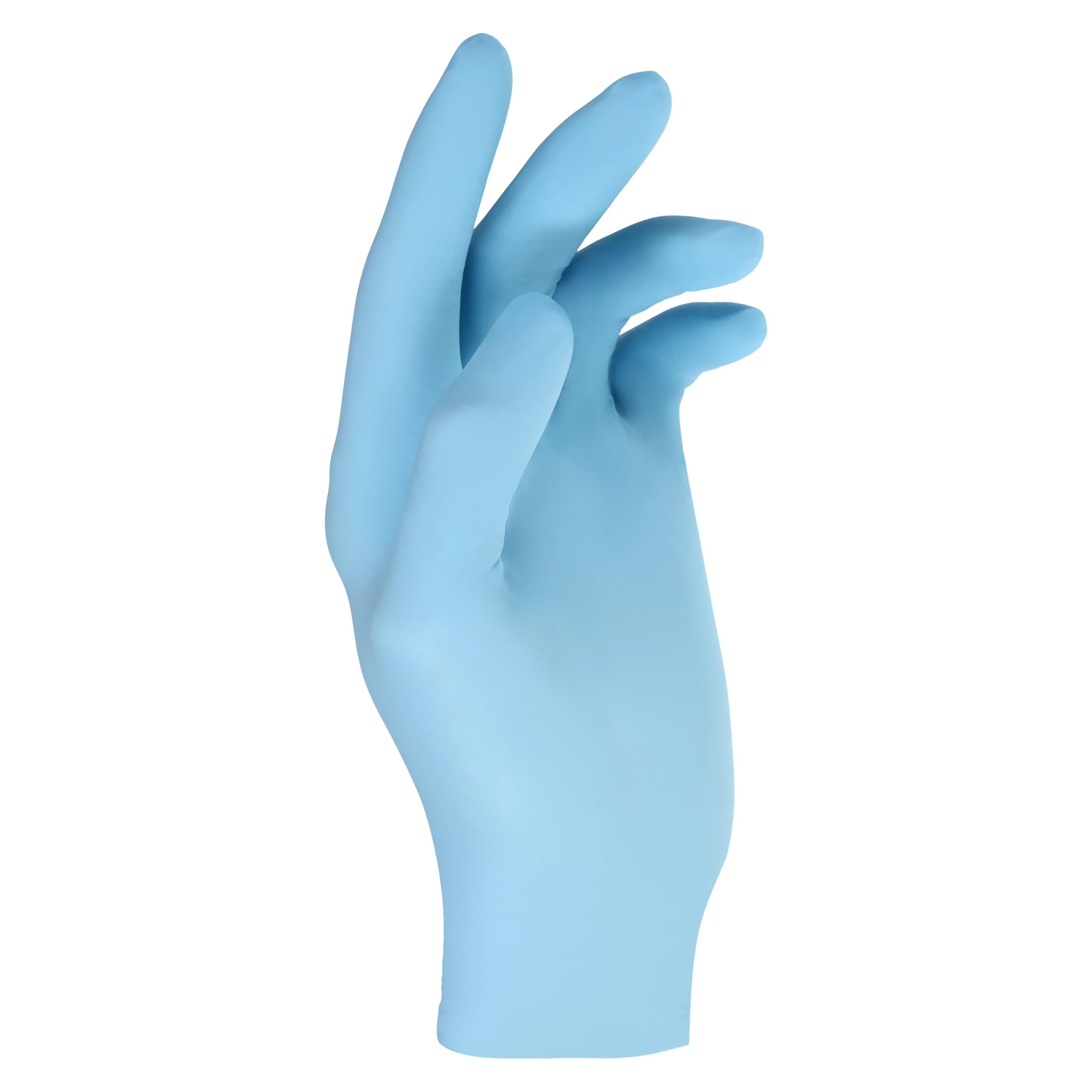 Microflex XCEED XC-310 Powder-Free Nitrile Exam Gloves, X-Large, Blue, 230/Box, XC-310-XL thumbnail 2