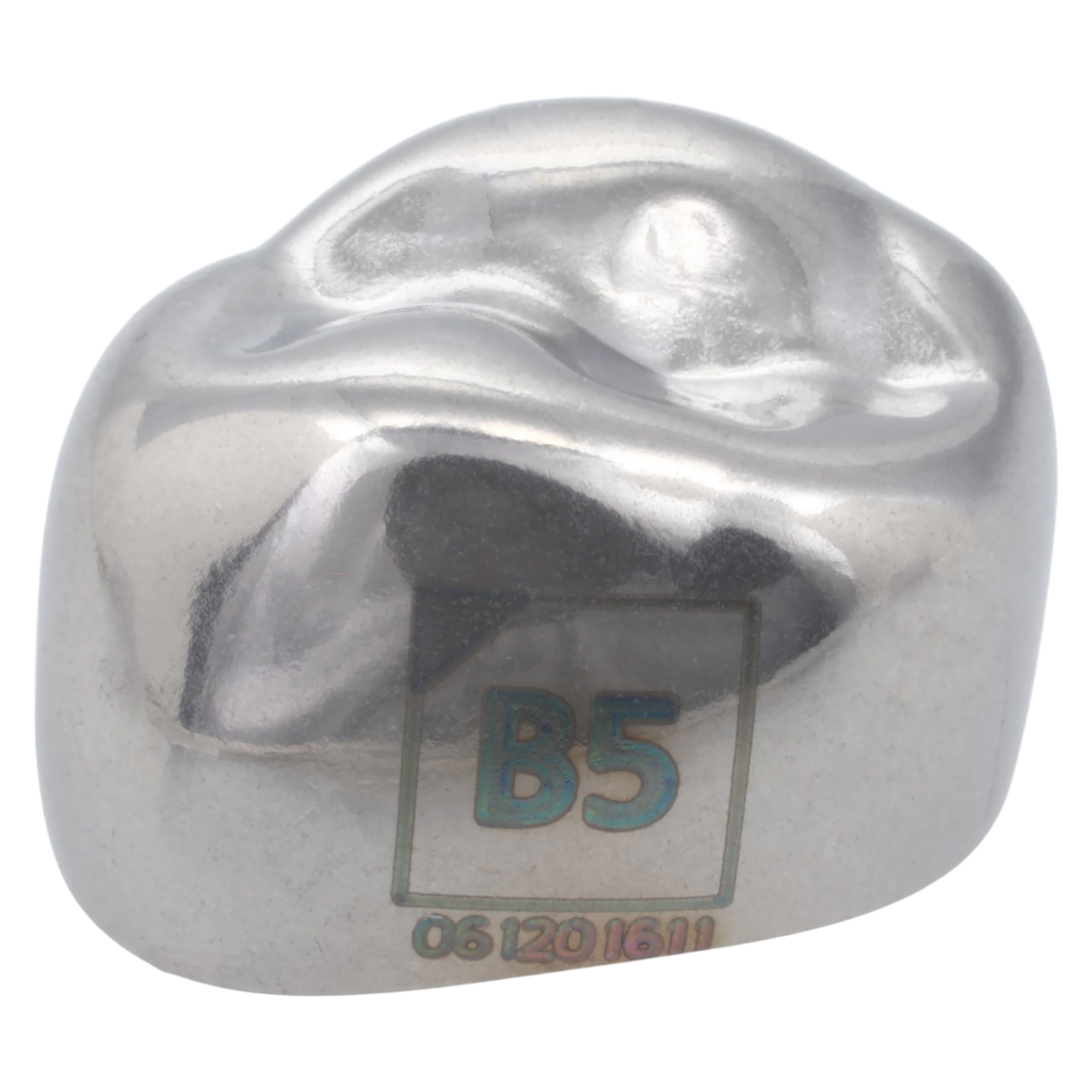 Acero 3S Primary Molar Stainless Steel Crown, Upper Right First Molar (Tooth B), Size 5, 5/Pack, 3S B5 thumbnail 2