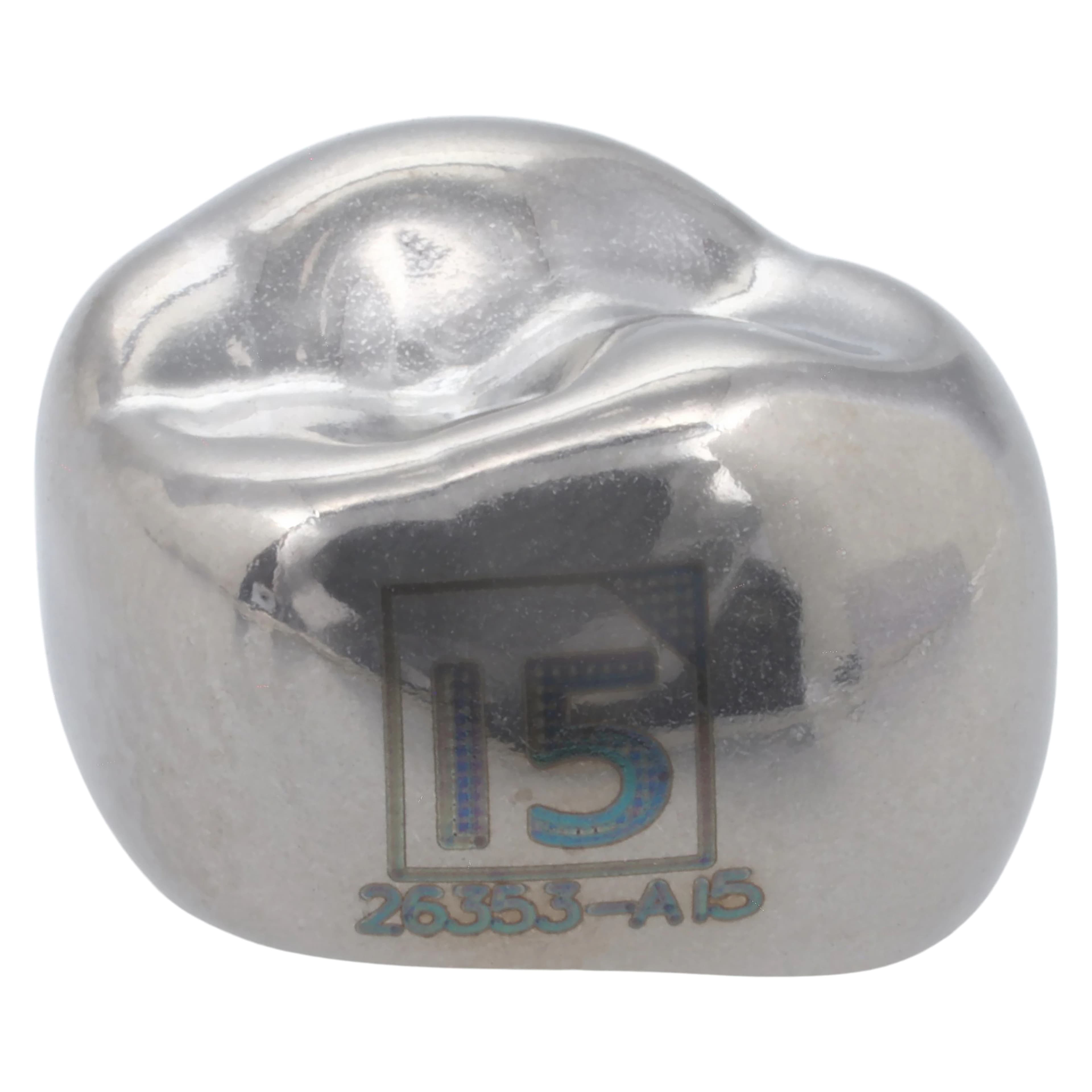 Acero 3S Primary Molar Stainless Steel Crown, Upper Left First Molar "I", Size 5, 5/Pack, 3S I5 thumbnail 2
