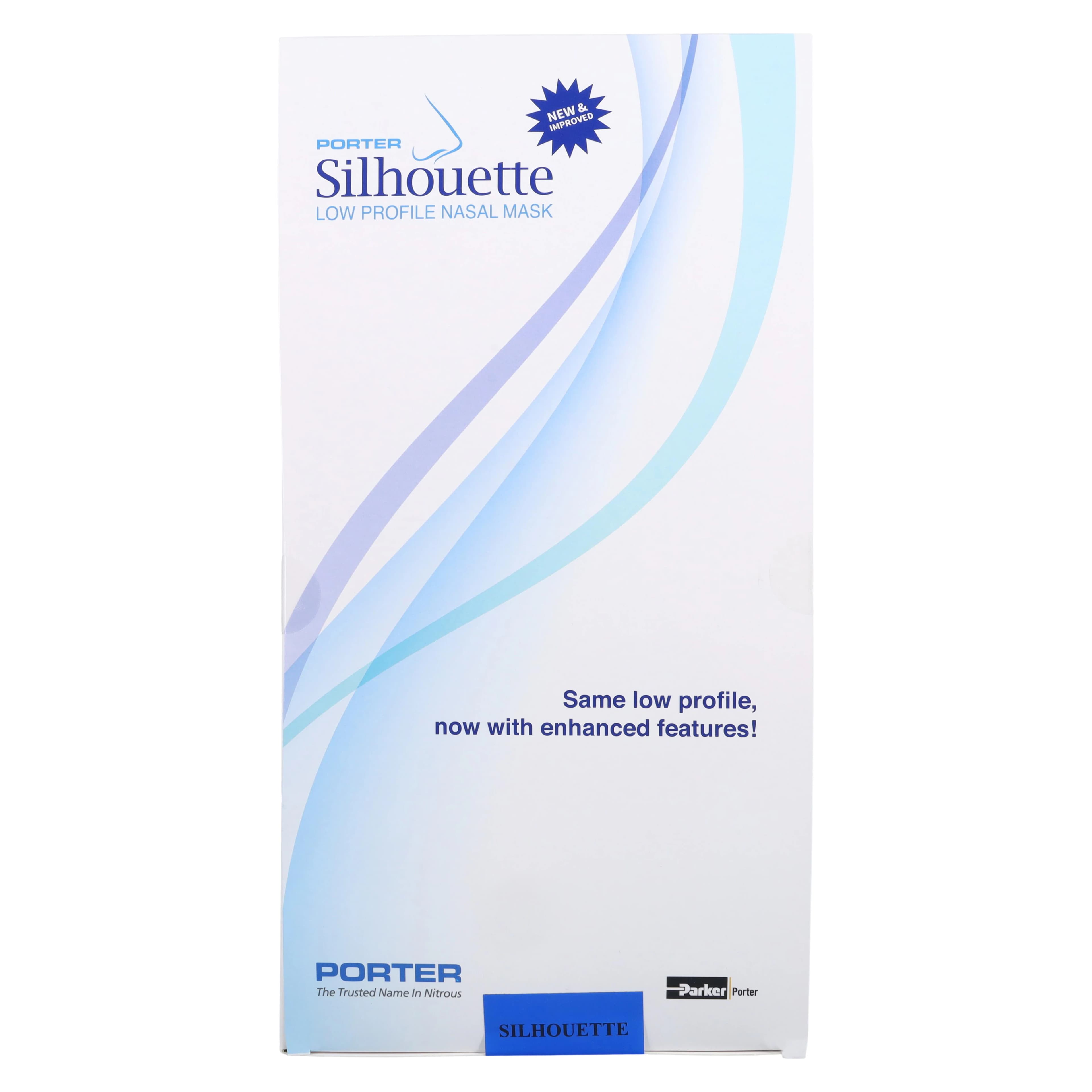 Porter Silhouette-2 Low Profile Nasal Mask and Breathing Circuit, Medium, 24/Pk, SIL2-MED-24 thumbnail 4