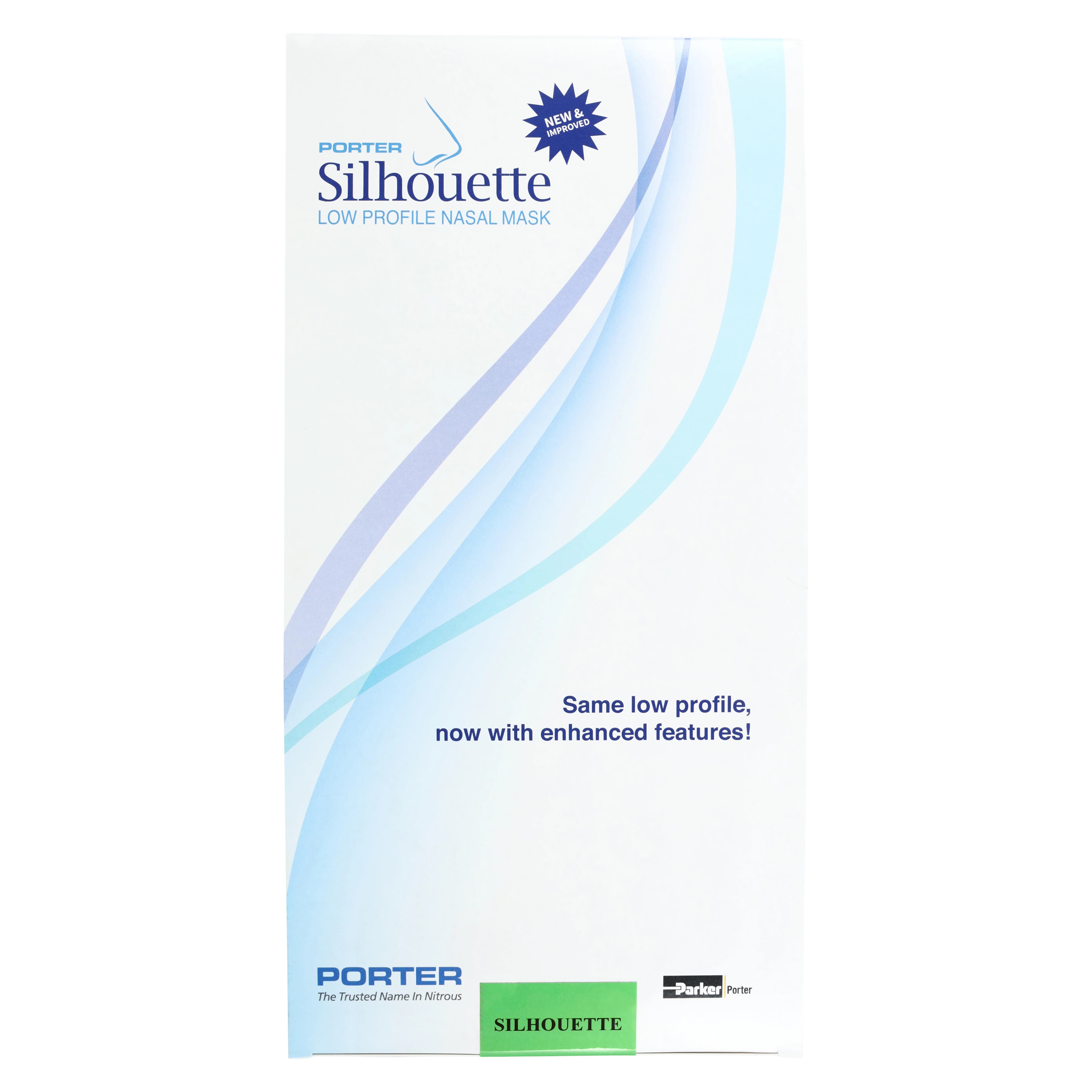 Silhouette II Low Profile Nitrous Oxide Nasal Mask & Breathing Circuit, Large, 24/Pkg, SIL2-LG-24 thumbnail 3