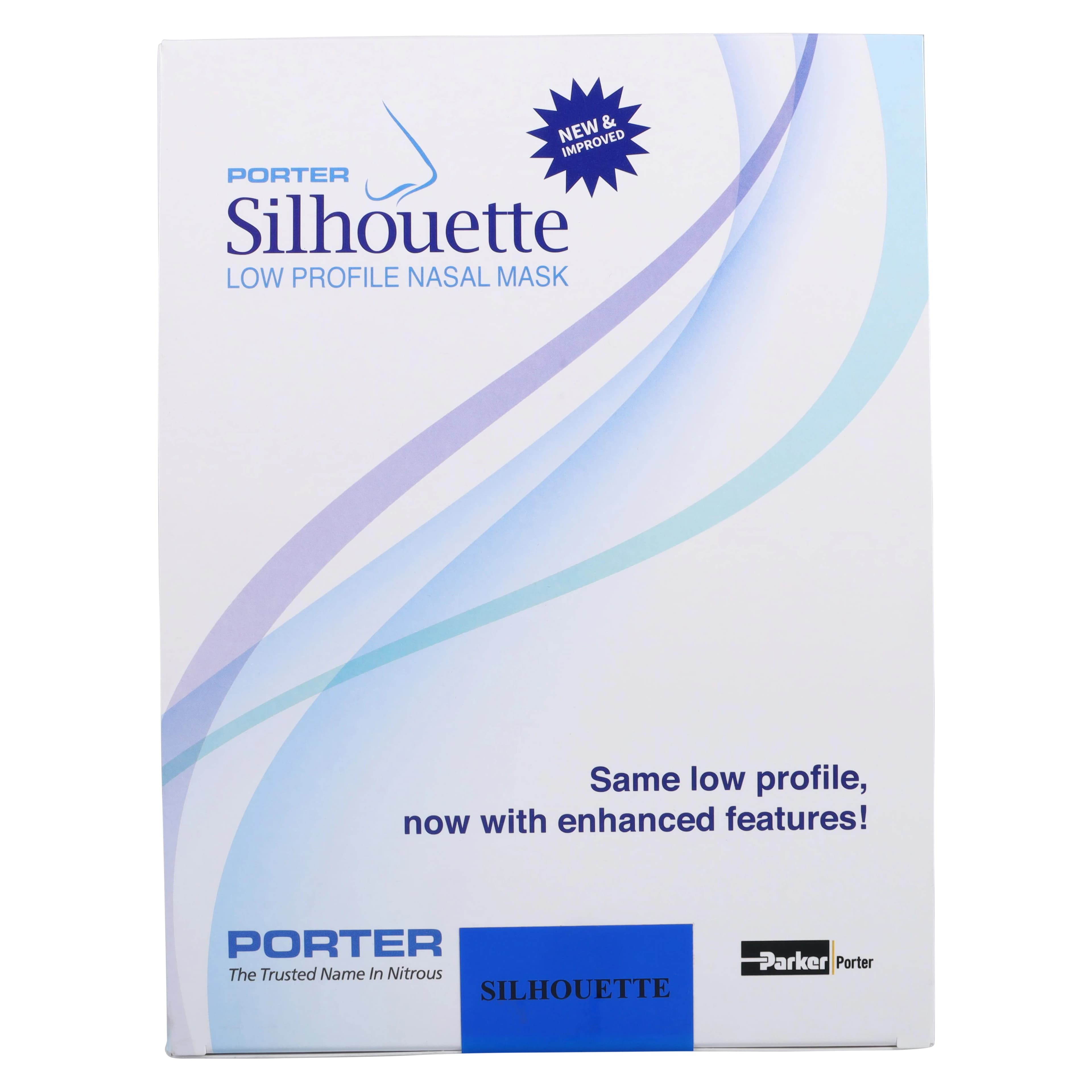 Porter Instrument Silhouette II Low Profile Nitrous Oxide Nasal Hood and Breathing Circuit, Medium, 12/Pack, SIL2-MED-12 thumbnail 4
