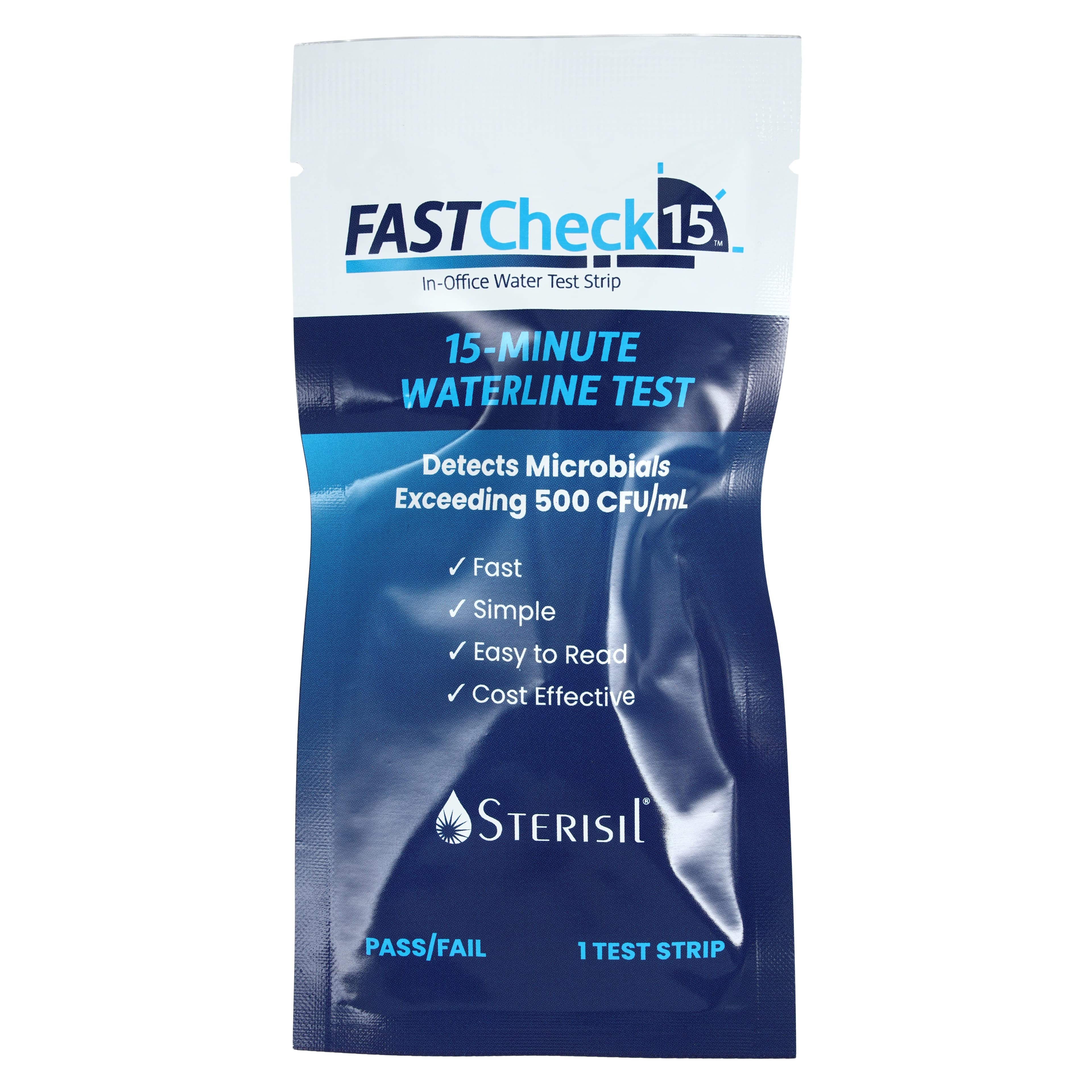 Sterisil FastCheck15 In-Office Dental Waterline Test Strips, 15-Minute, 6/Pk, FC15-6 thumbnail 3