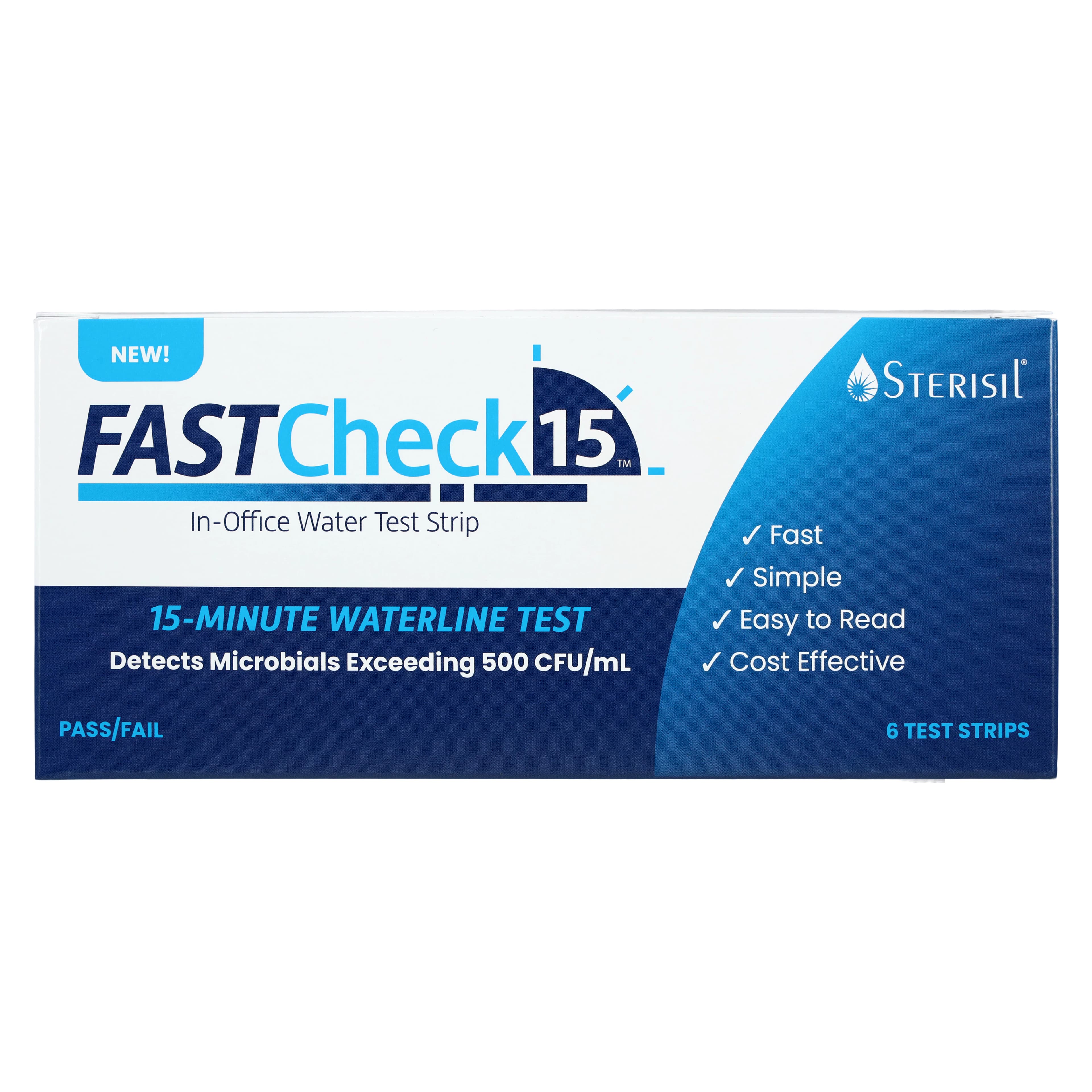 Sterisil FastCheck15 In-Office Dental Waterline Test Strips, 15-Minute, 6/Pk, FC15-6 thumbnail 5