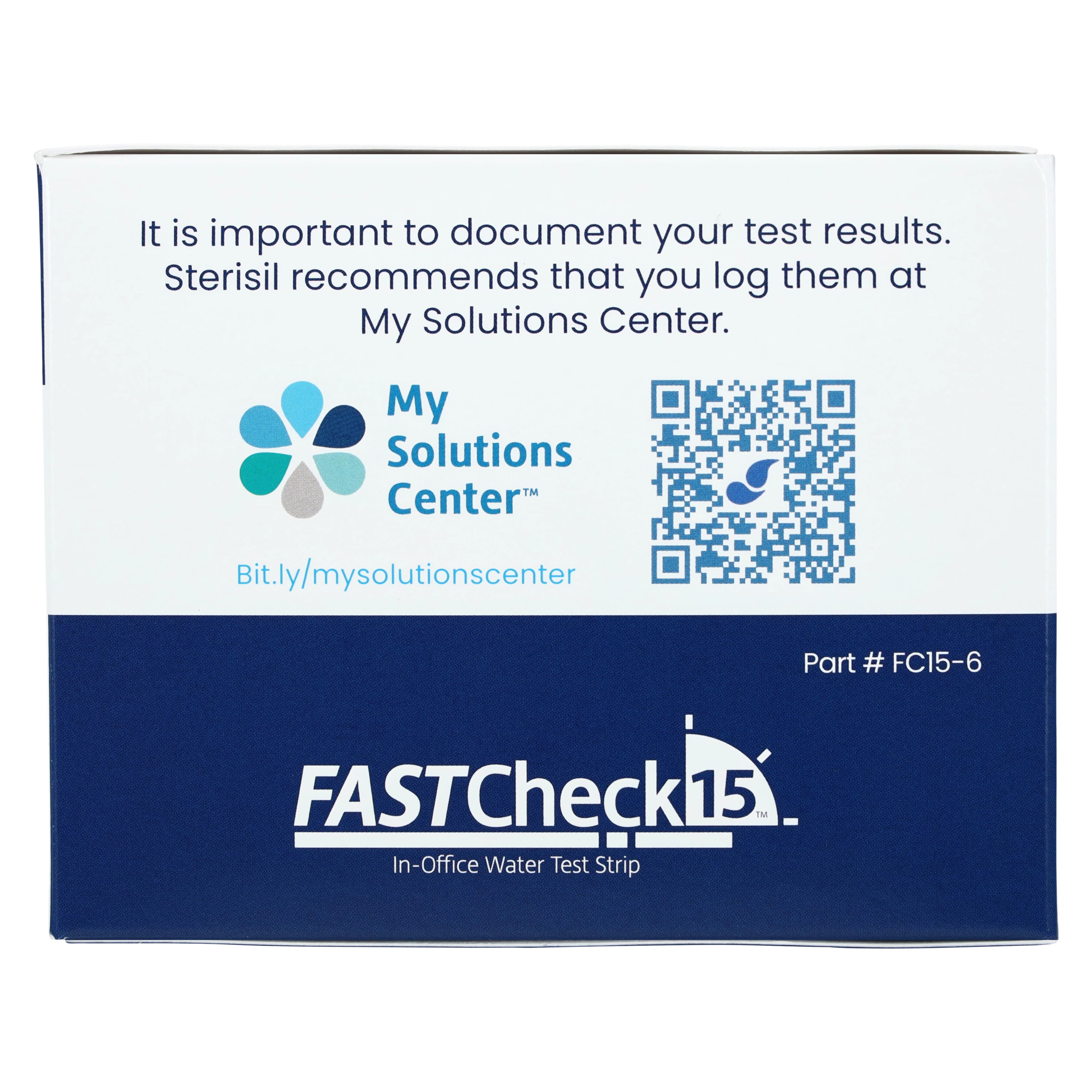 Sterisil FastCheck15 In-Office Dental Waterline Test Strips, 15-Minute, 6/Pk, FC15-6 thumbnail 7