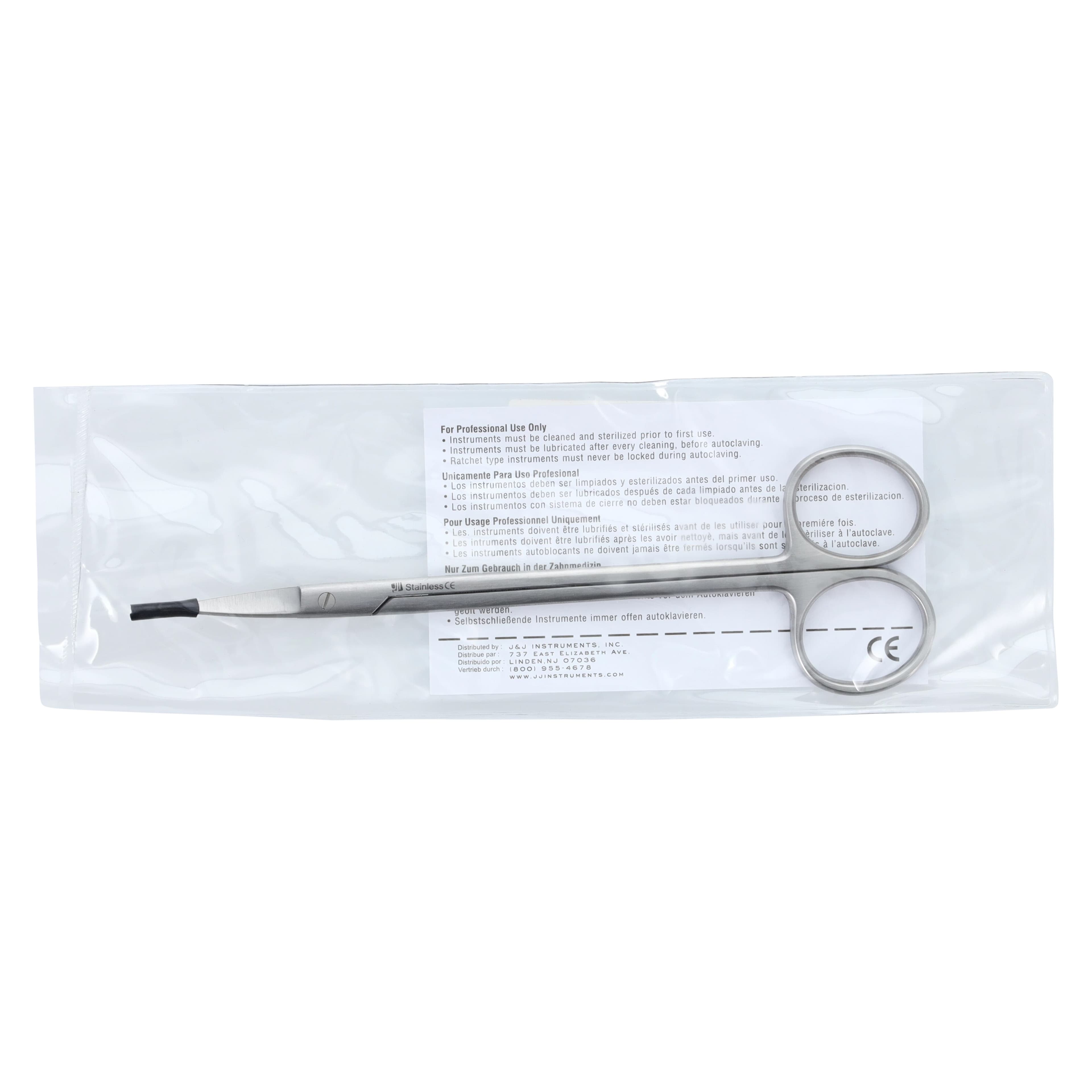 J&J Instruments Kelly Surgical Scissors, 6.25" Curved, Smooth Blade, Sharp Tips, 12-235 thumbnail 6