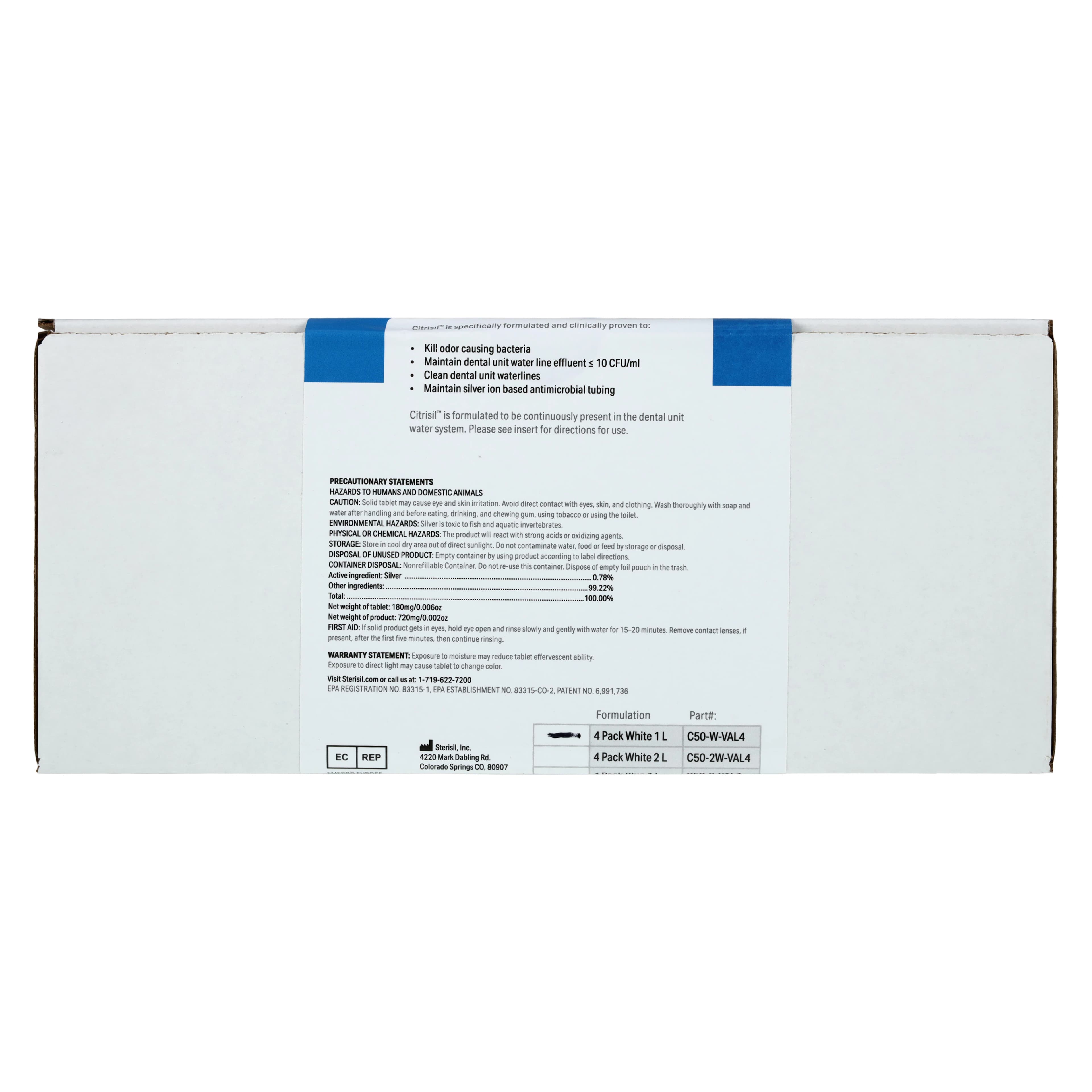 Citrisil White All-In-One Waterline Maintenance Tablets, Everyday Value 4-Pack, 0.7-1 L Bottles, C50-W-VAL4 thumbnail 2