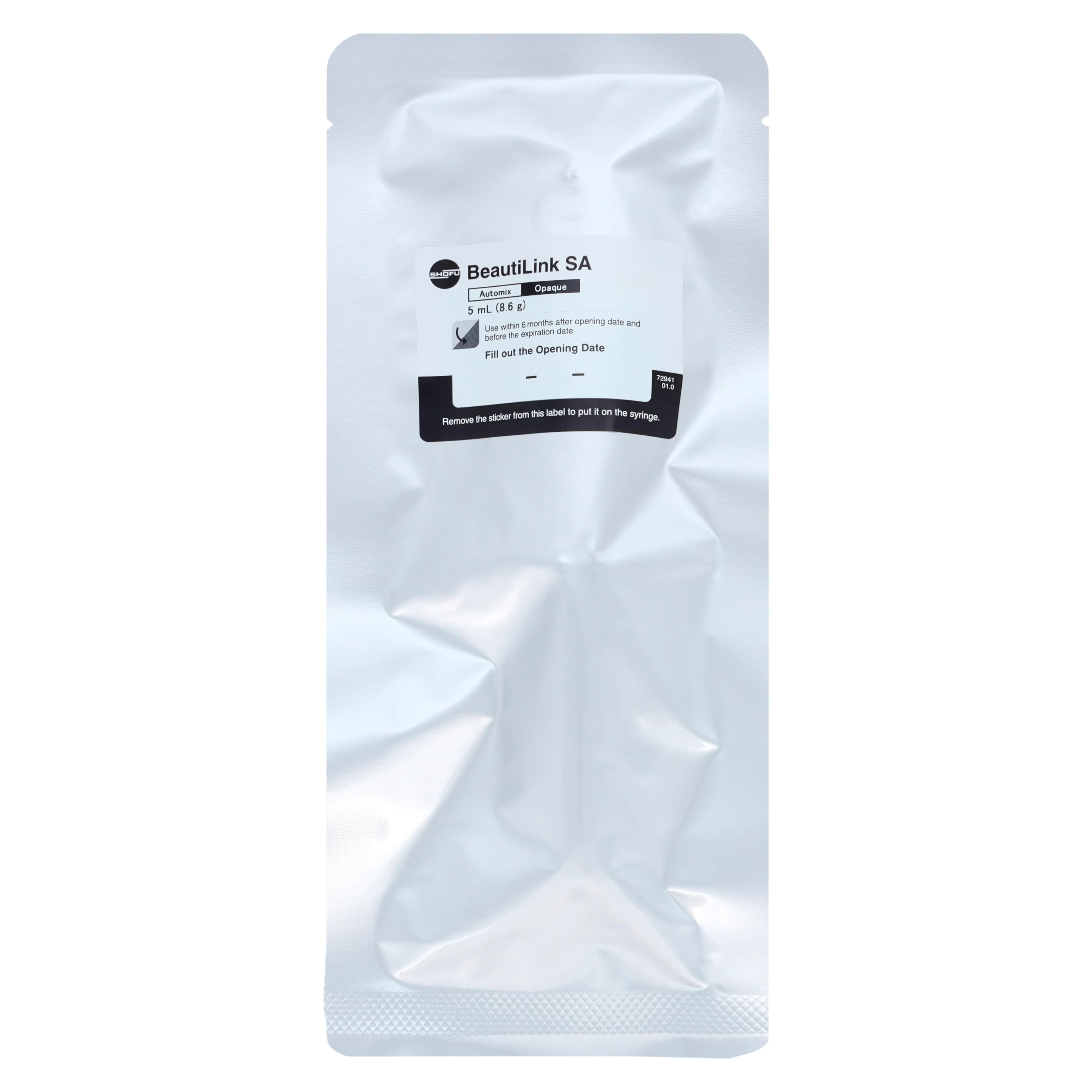 BeautiLink SA Self-Adhesive Dual-Cure Resin Cement, Opaque, Auto-Mixing Syringe, 5 mL (8.6 g), 2/Pkg, C0214 thumbnail 5