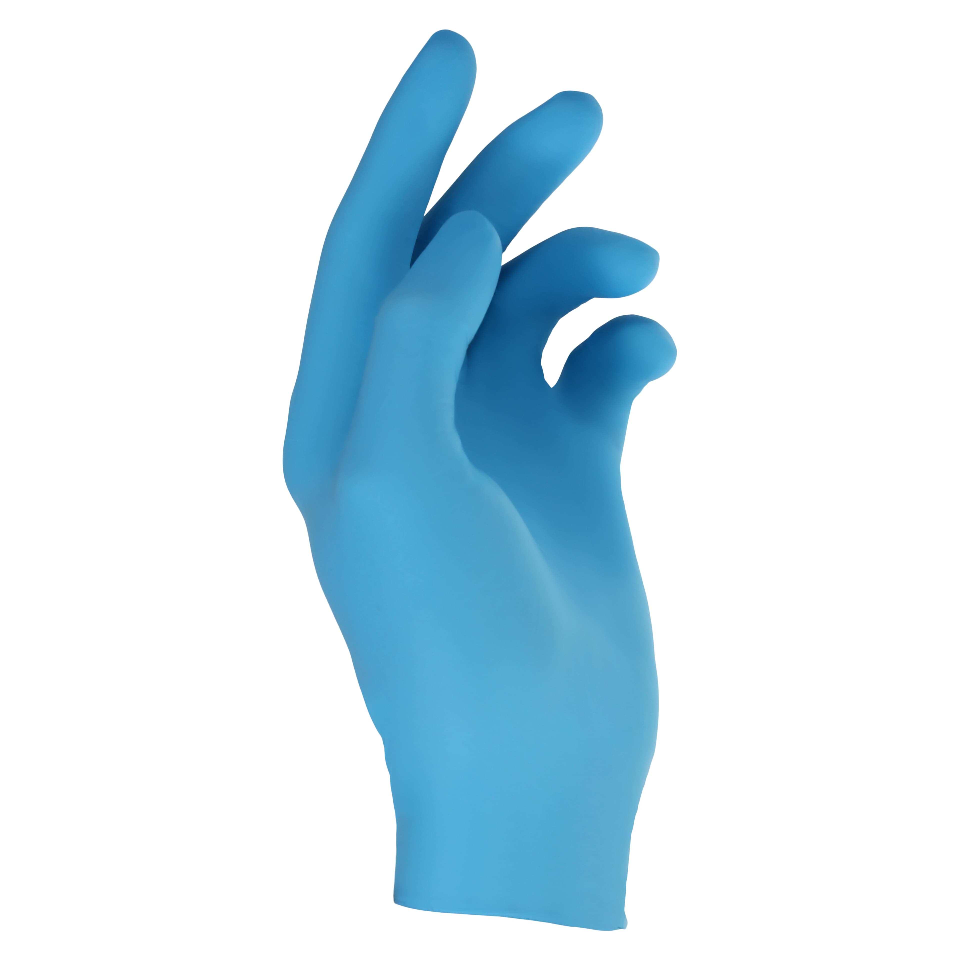 Adenna Miracle® Nitrile Exam Gloves, Powder-Free, Non-Sterile, Small, Blue, 200/Box, MIR162 thumbnail 2