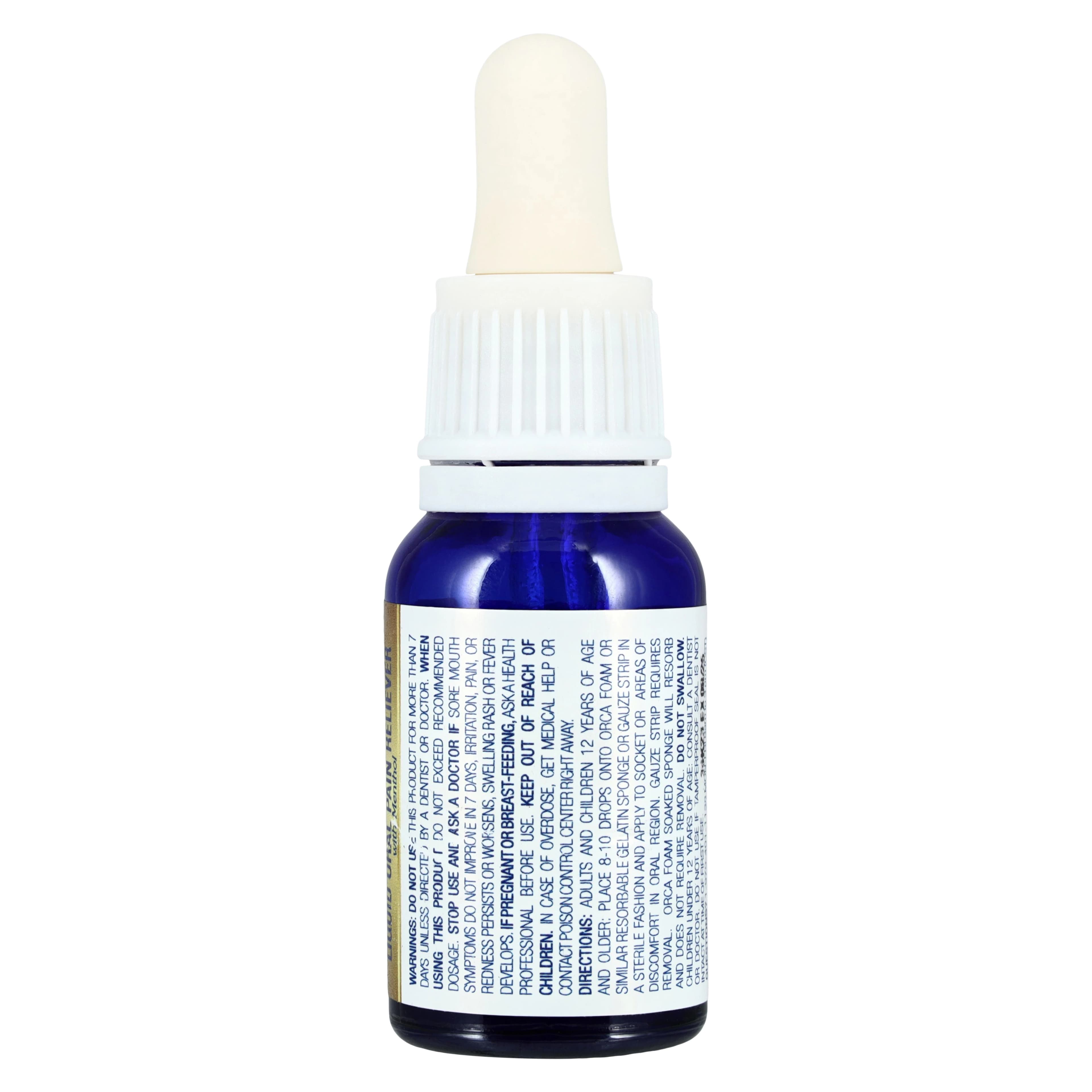 ORCA Complete Dry Socket All-Natural Liquid Treatment, 13 mL Dropper Bottle, 310993 thumbnail 4
