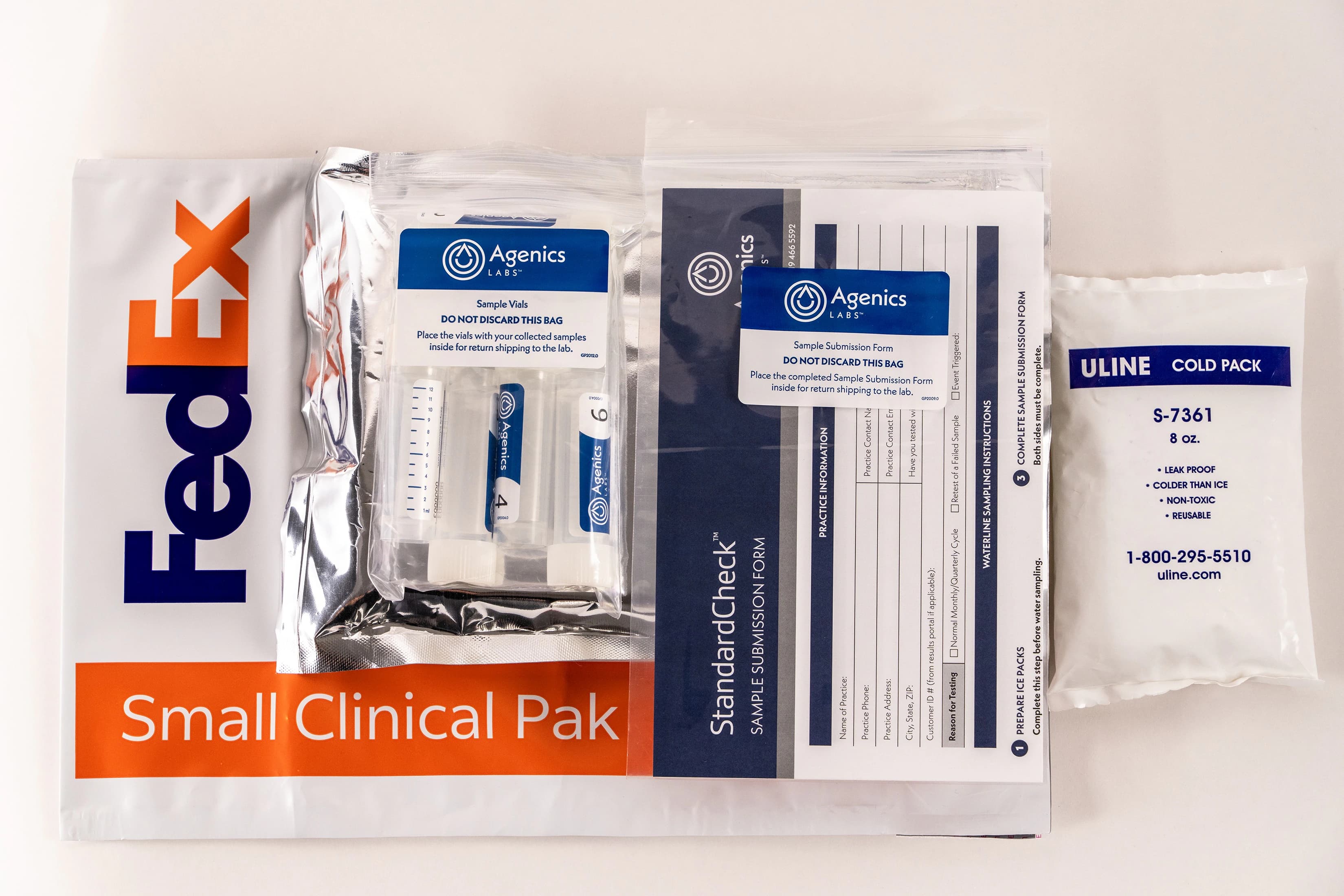 StandardCheck R2A Dental Unit Waterline Test Kit, 6 Vial Kit, SC-6 thumbnail 2