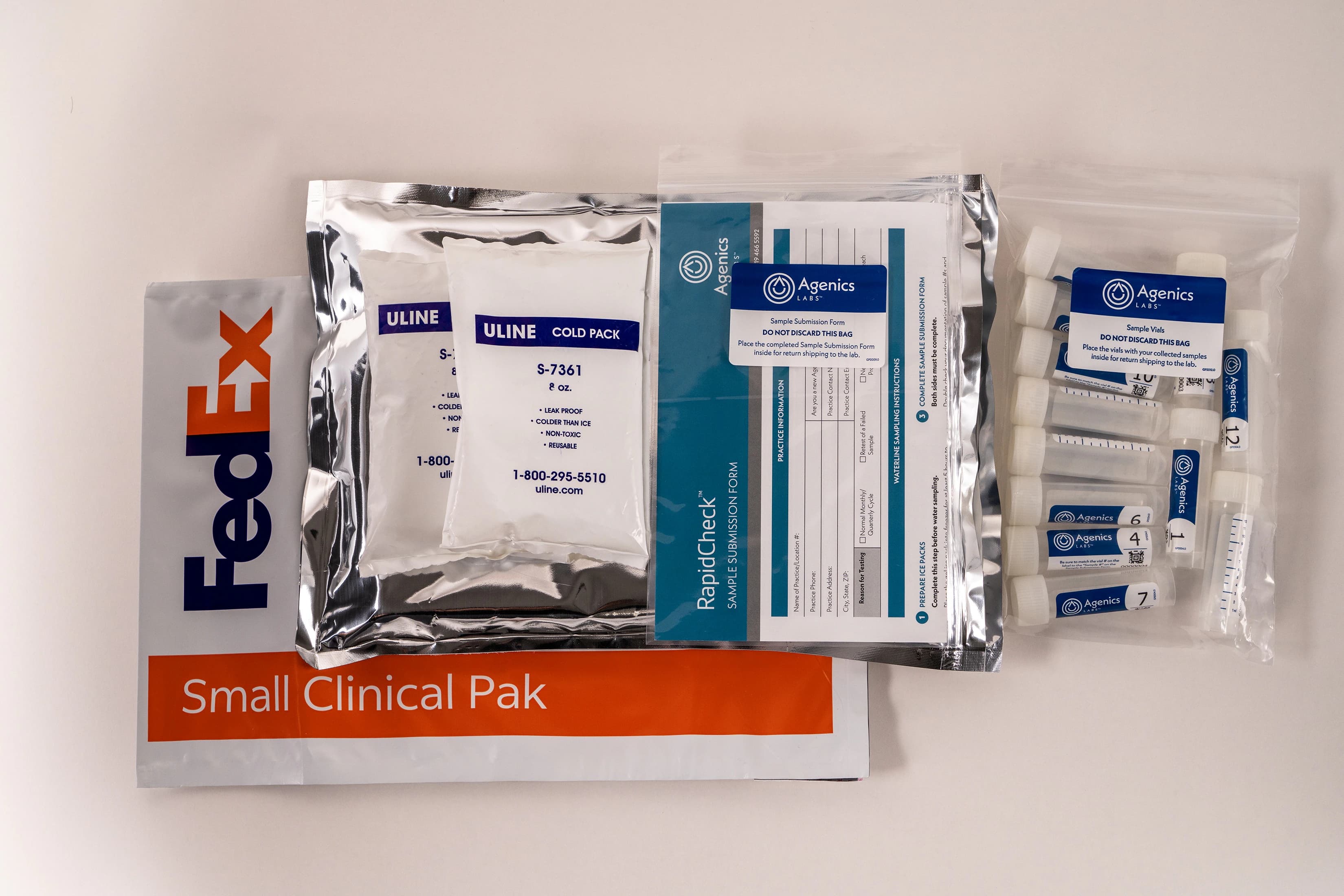 RapidCheck Flow Cytometry Dental Unit Waterline Test Kit, 12 Vial Kit, RC-12 thumbnail 2