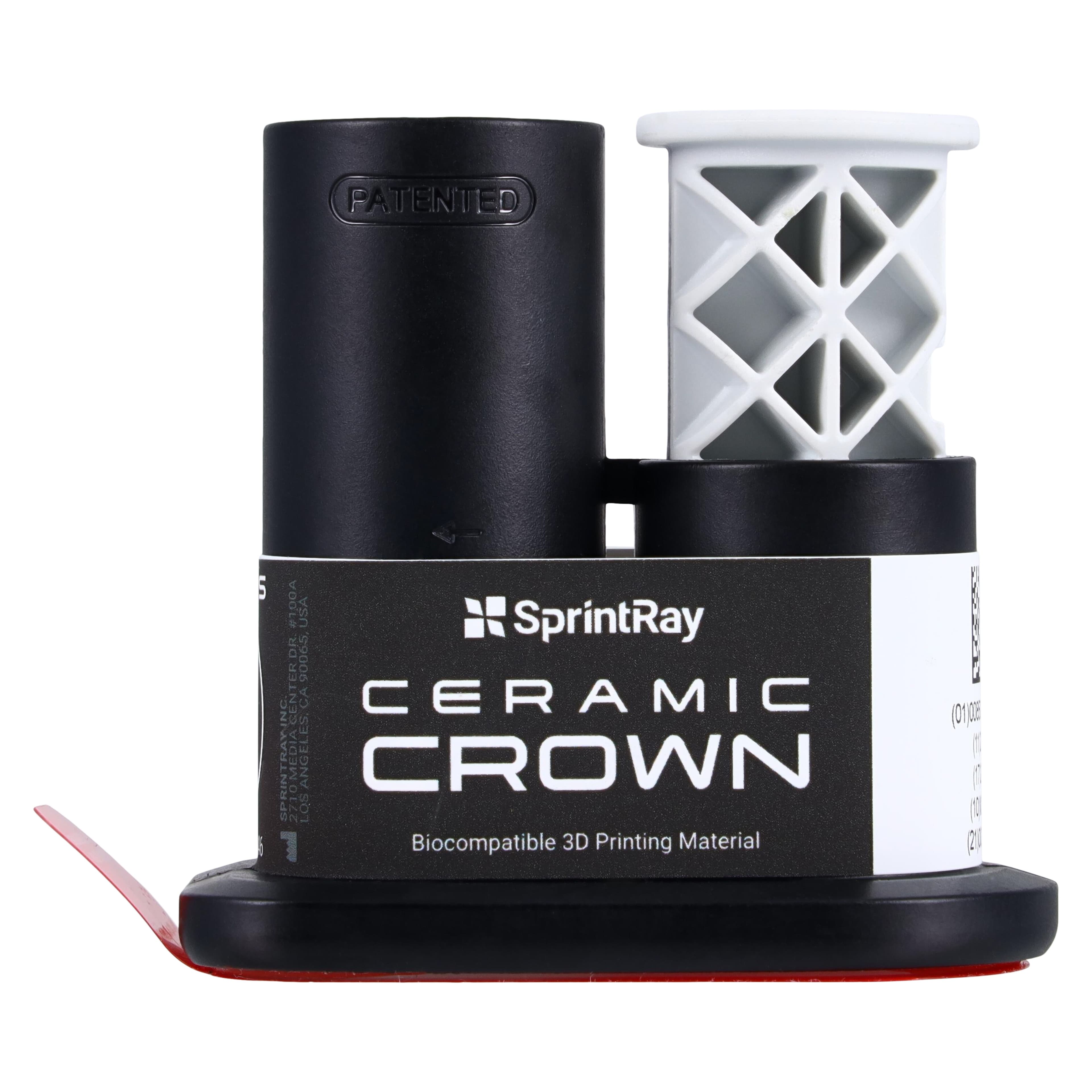 SprintRay Ceramic Crown Resin Single-Unit Capsules, Shade A1, 4 mL, for Midas 3D Printer, 3/Pk thumbnail 2