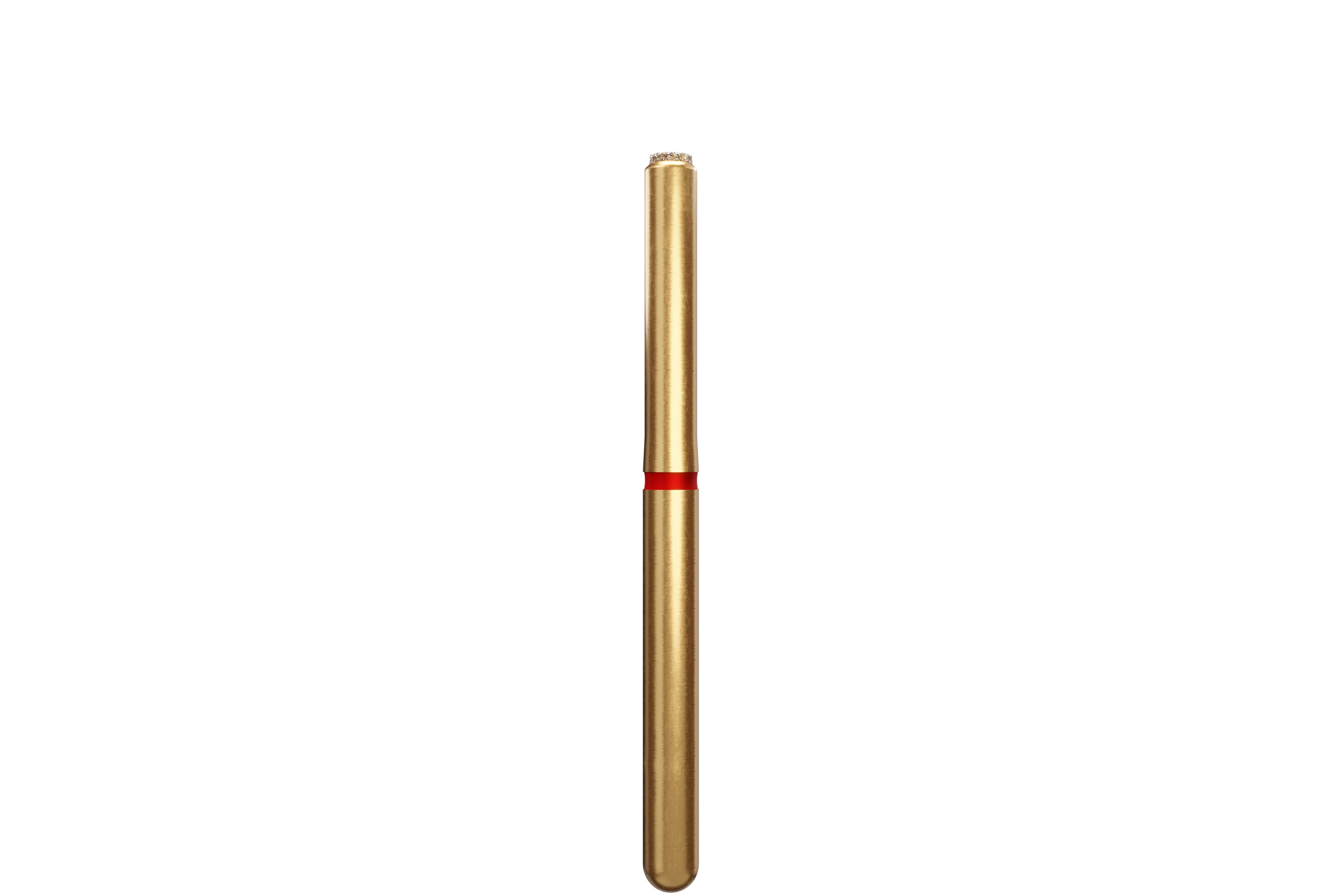 Alpen Diamond Bur, FG, End Cutting Cylinder, Fine, Red, #839-014F, 1.4 mm Head, 5/Pk, 60032089 thumbnail 2
