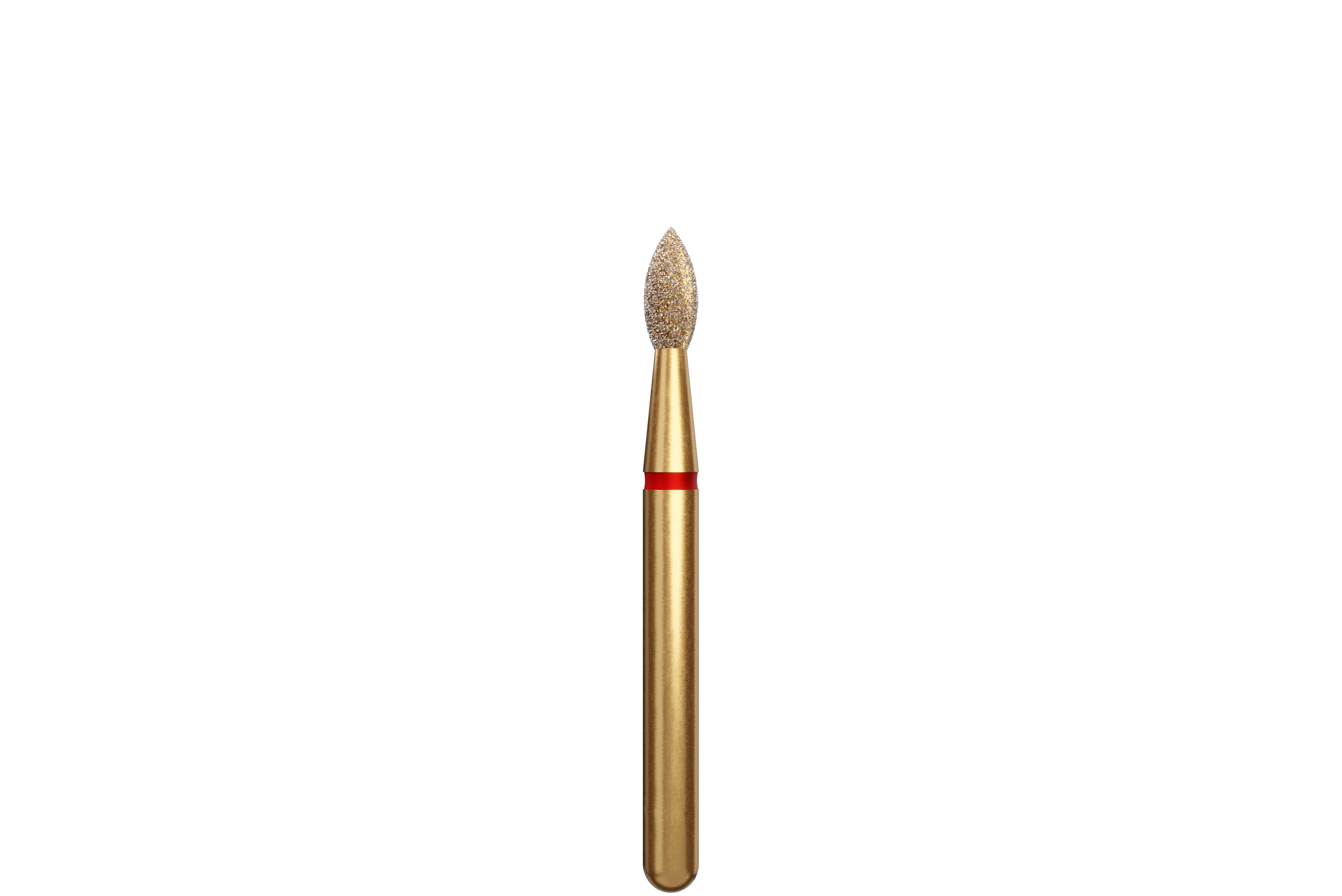 Coltene Alpen Multi-Use Diamond Bur, Fine Grit, Pointed Football (Bud) Shape, FG, #368-016, 1.6 mm Head Diameter, 3.5 mm Head Length, 5/Pkg - Alpen&reg; Diamonds - Fine - #368-016 (3.5) - Image 1