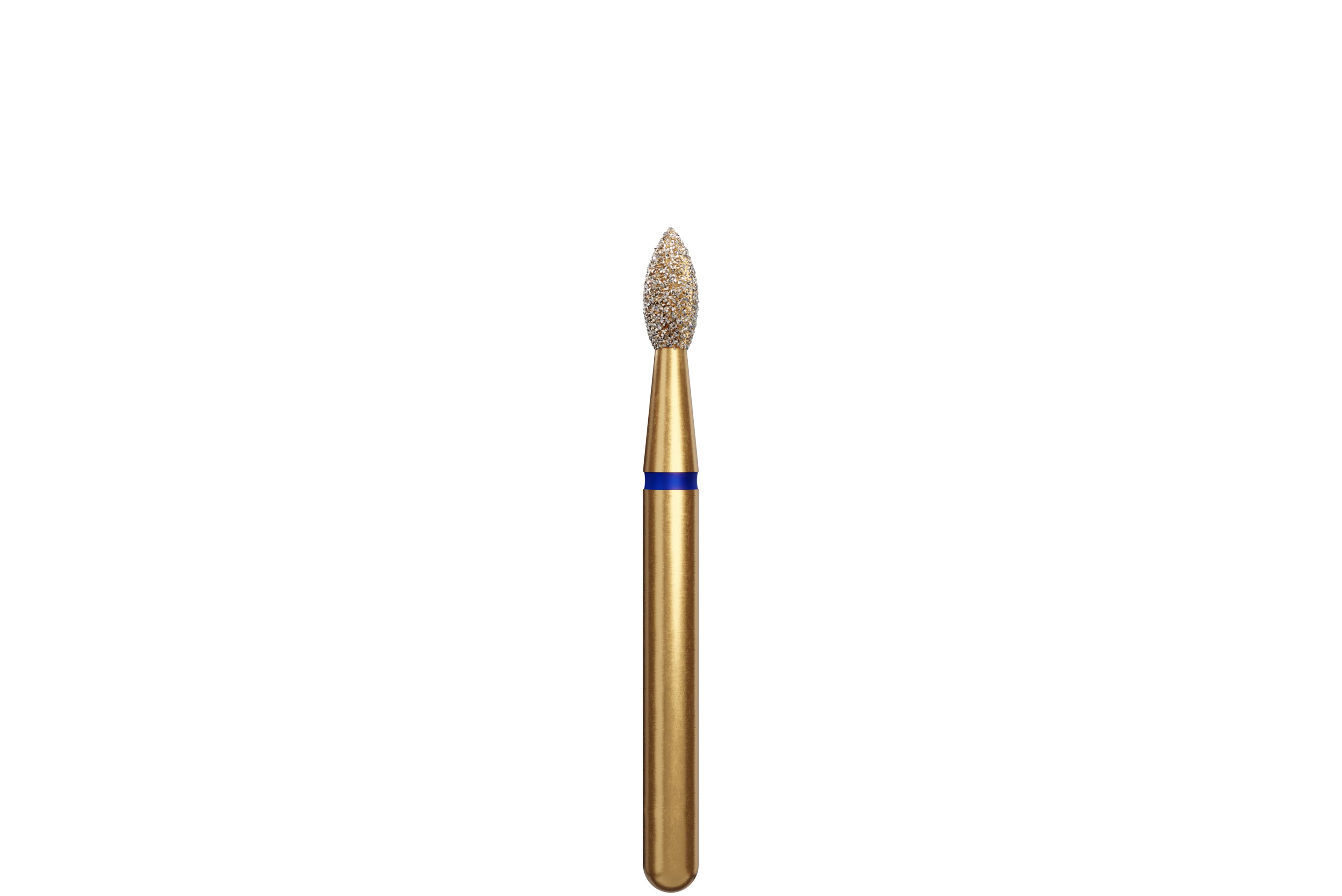 Alpen Multi-Use Diamond Bur, Pointed Football, Medium Grit, FG, #368-016, 1.6mm Head Diameter, 3.5mm Head Length, 5/Pkg thumbnail 2