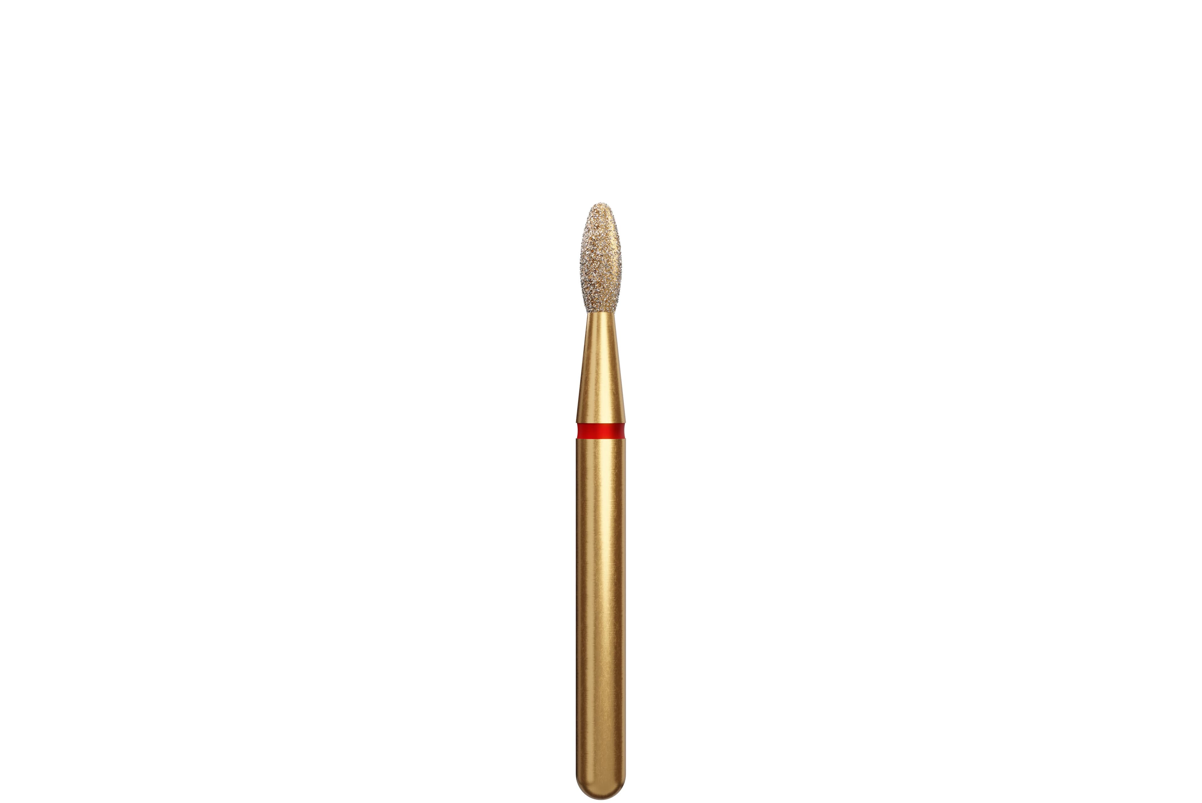 Alpen Diamond Burs, FG, Football/Egg, Fine, Red, #379-016F, 1.6 mm Head, 3.5 mm Head Length, 5/Pk, 60031783 thumbnail 2