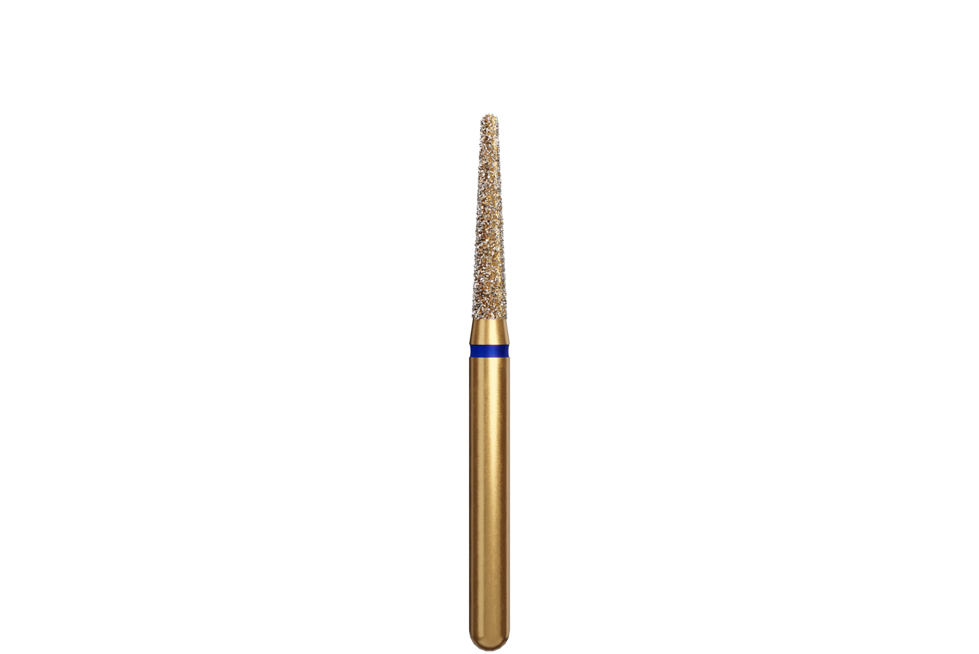 Alpen Diamond Bur, FG, Round End Taper, Medium, Blue, #856-016M, 1.6 mm Head, 8 mm Head Length, 5/Pk, 60032297 - Alpen Diamond Burs, FG, Round End Taper, Medium, Blue, # 856-016M, 5/Pk, 60032297 - Image 1