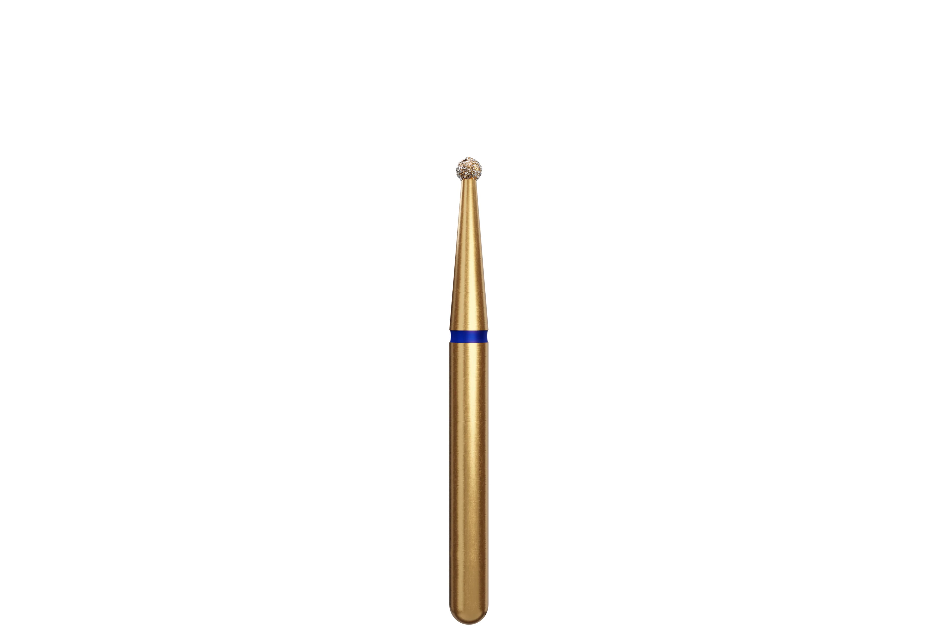 Alpen Multi-Use Diamond Bur, FG, Round, Medium, Blue, #801-012, 1.2 mm Head, 5/Pk, 60031853 - Alpen Diamond Burs, FG, Round, Medium, Blue, # 801-012M, 5/Pk, 60031853 - Image 1