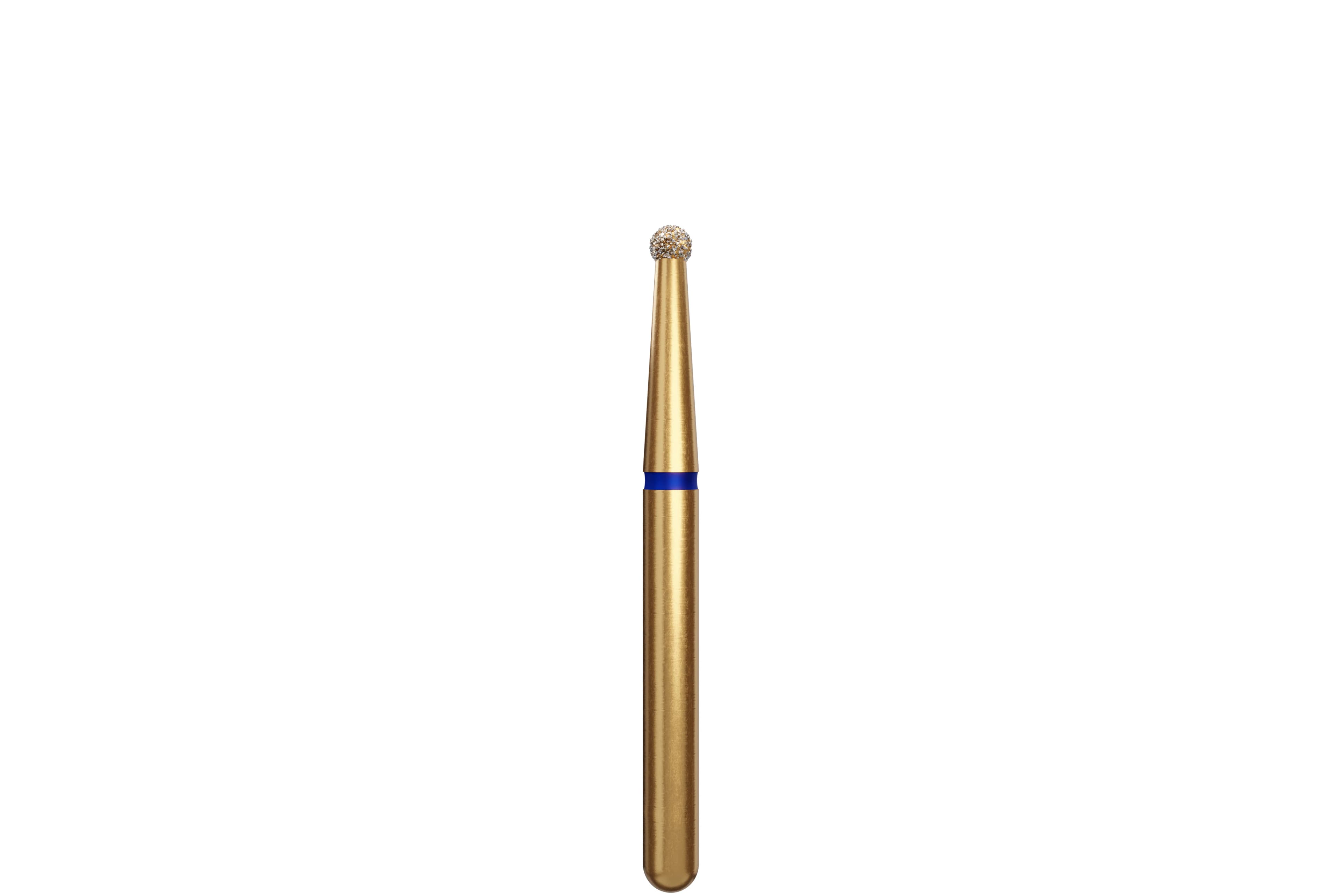 Alpen Multi-Use Multilayer Diamond Bur, Round, FG, Medium, Blue, #801-014, 1.4 mm Head, 5/Pkg - Alpen&reg; Diamonds - Medium - #801-014 - Image 1