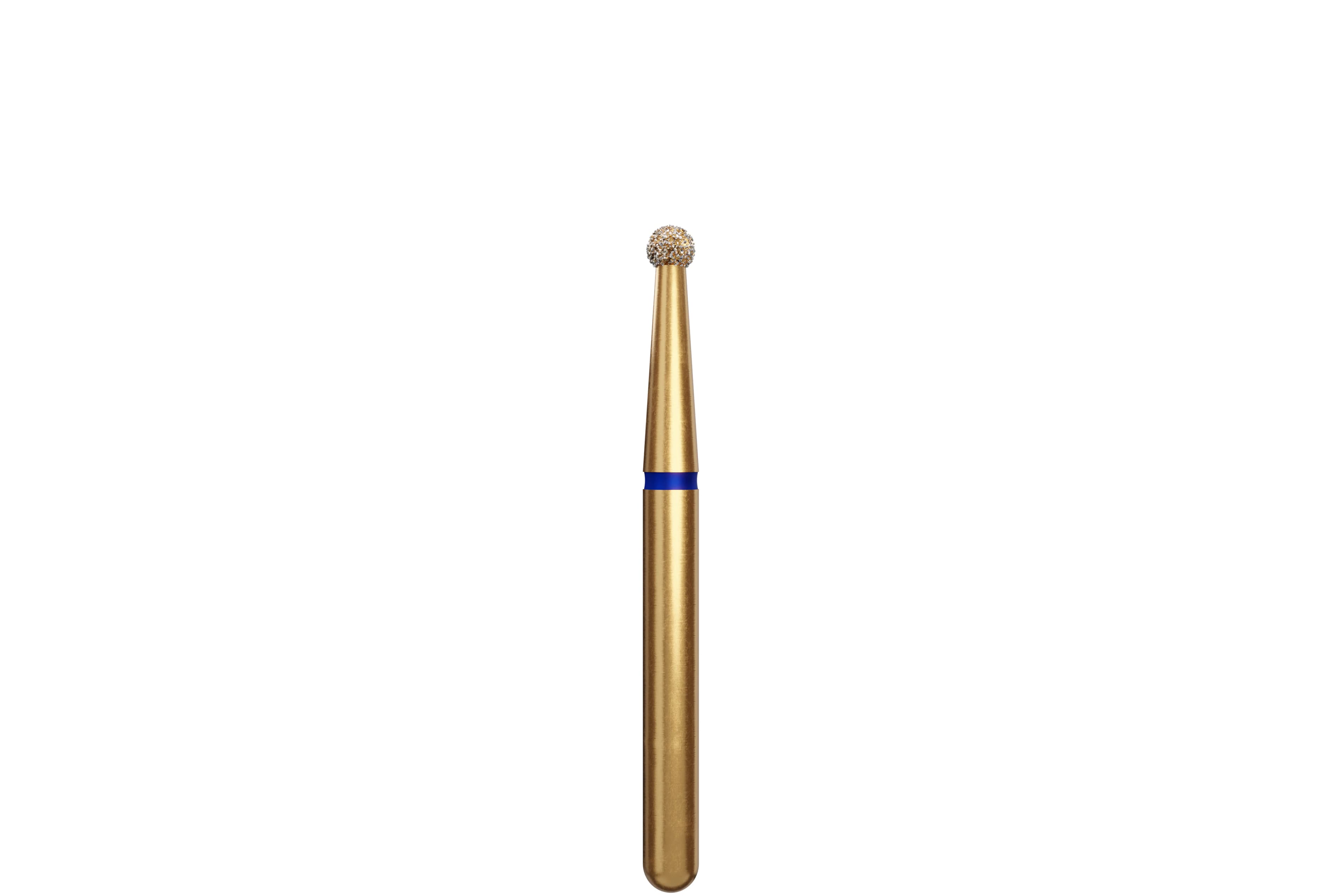 Alpen Multi-Use Multilayer Diamond Bur, Round, Medium, Blue, FG, #801-016, 1.6 mm Head, 5/Pk - Alpen&reg; Diamonds - Medium - #801-016 - Image 1