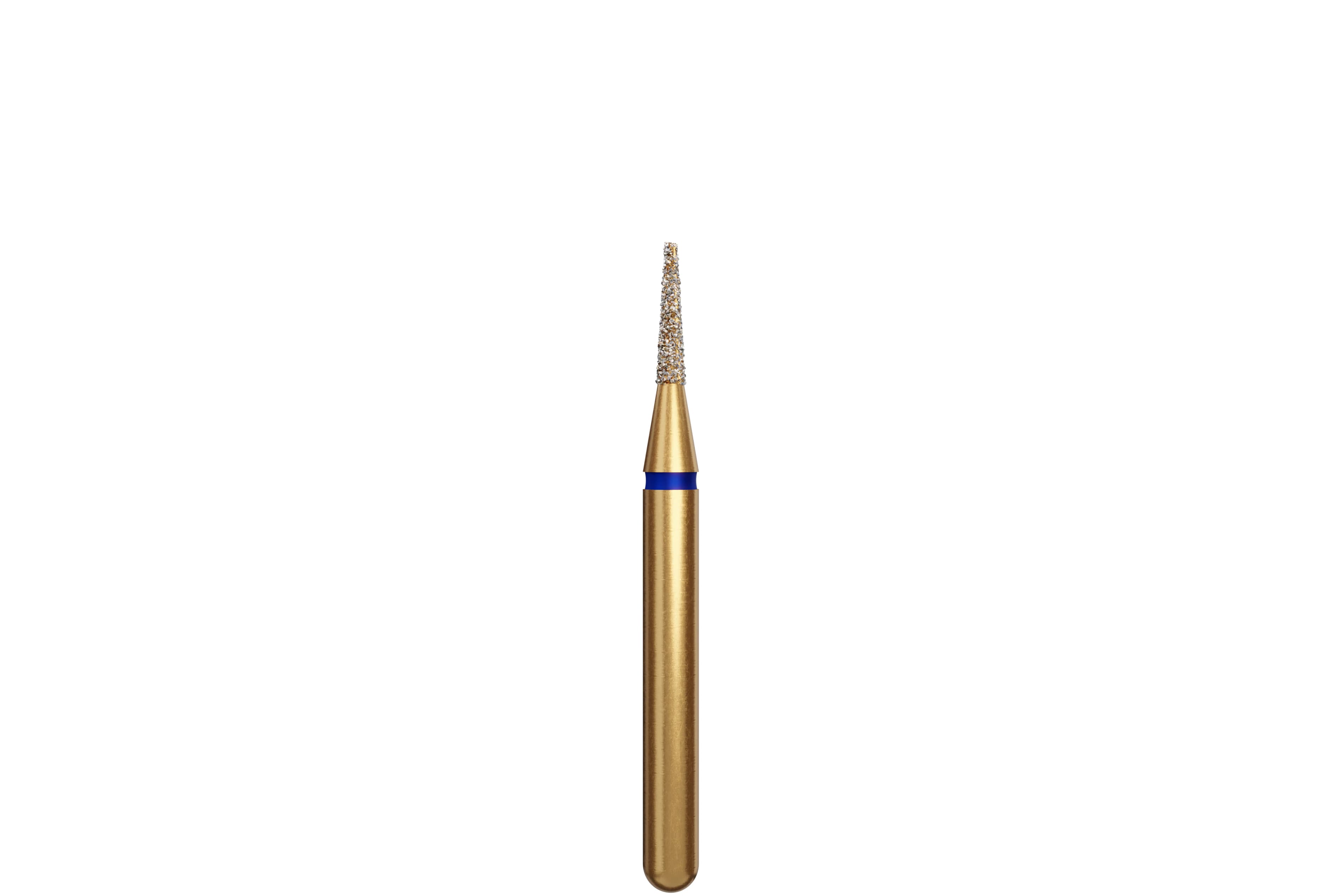 Coltene Alpen Multi-Use Multilayer Diamond Bur, FG, Medium Grit, Flat End Taper, #845-010, 5/Pkg - Alpen&reg; Diamonds - Medium - #845-010 (4.0) - Image 1